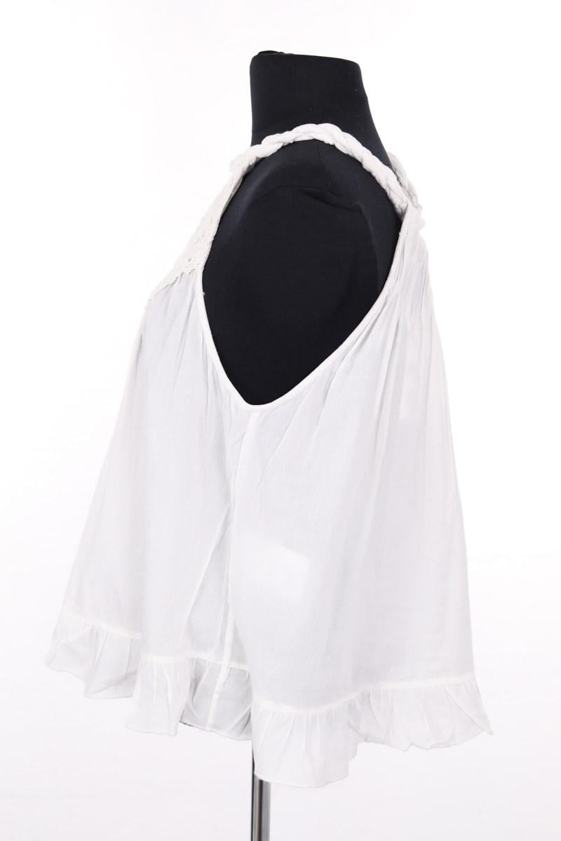 Azawood sleeveless top LOUISE MISHA - Seconde Main White