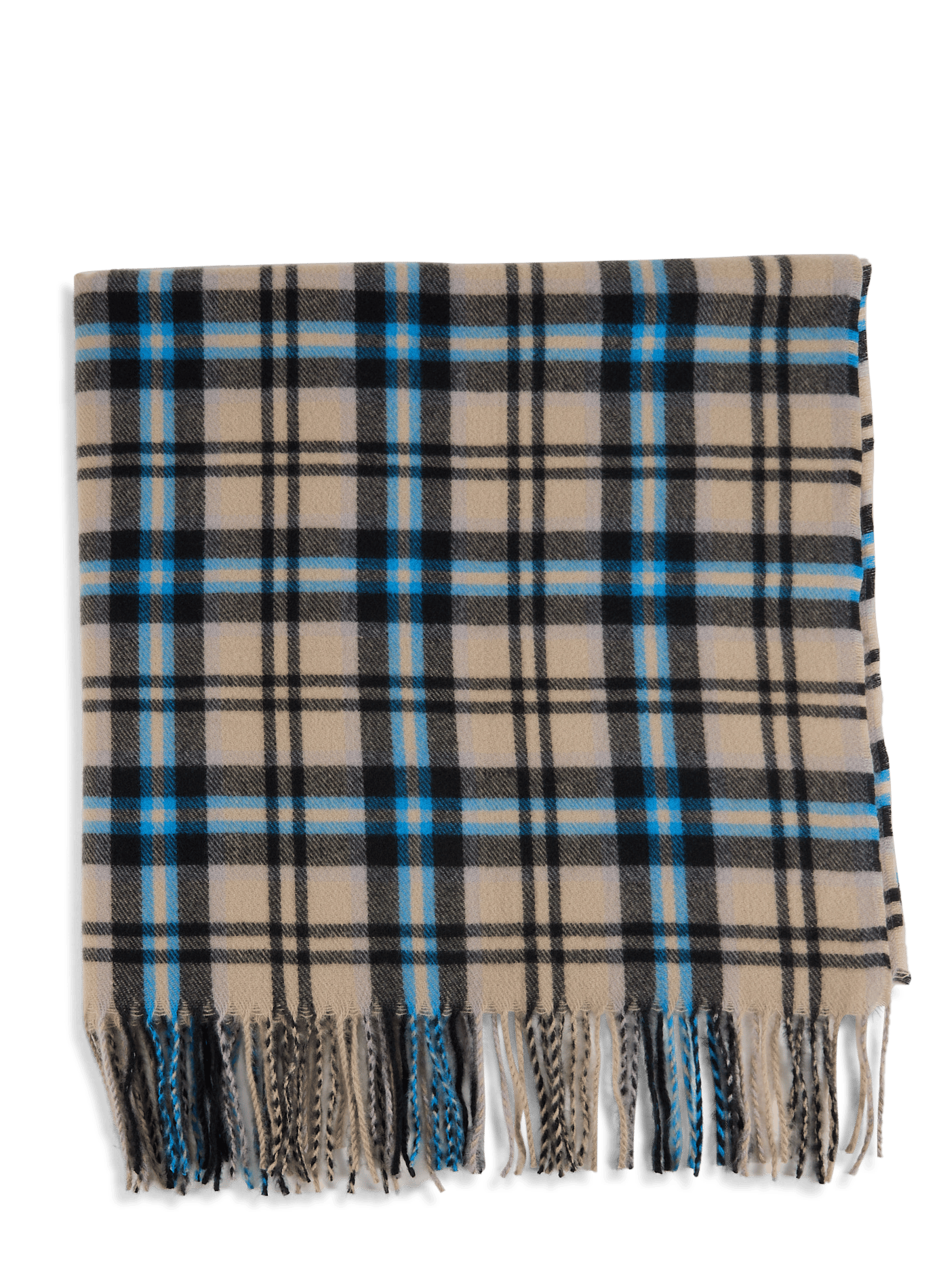 Checked scarf AU PRINTEMPS PARIS Multicolored