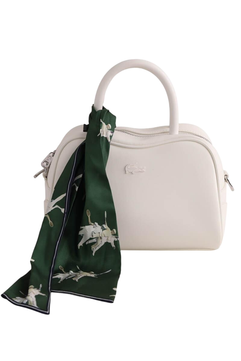 Sac à bandoulière LACOSTE - SECONDE MAIN Blanc