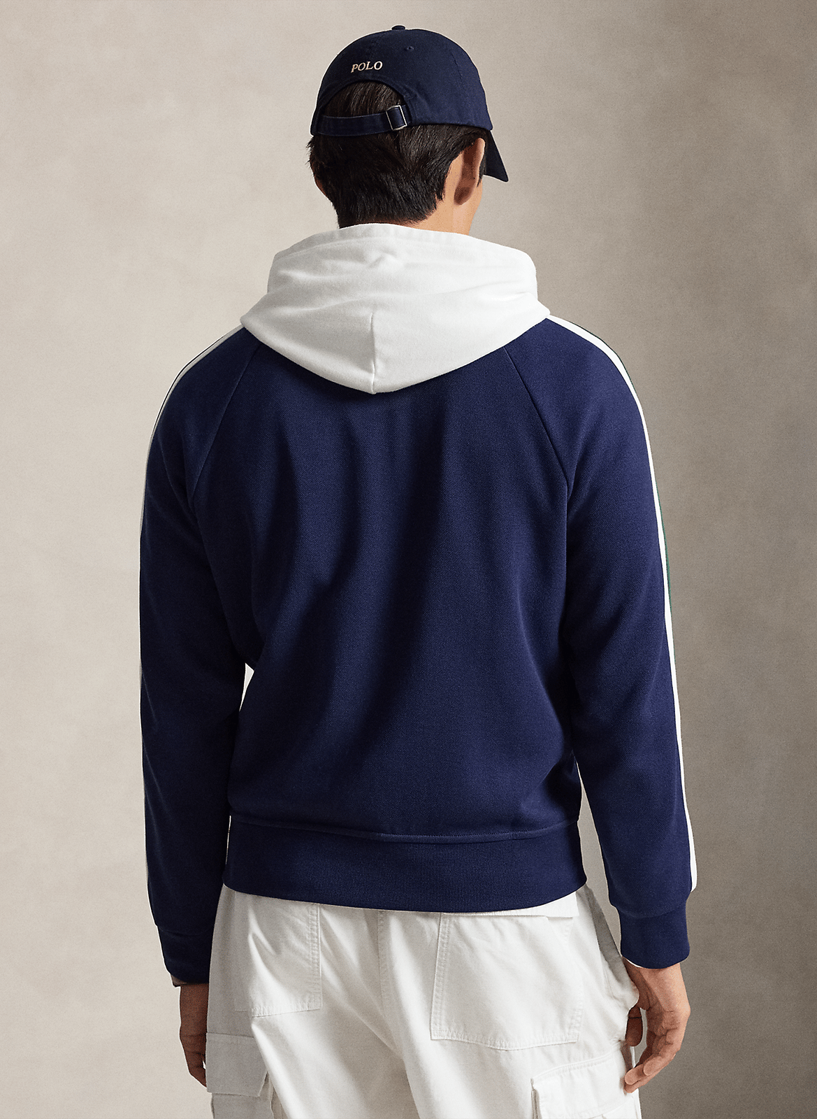 Slim-fit zip-up tracksuit top  POLO RALPH LAUREN Blue