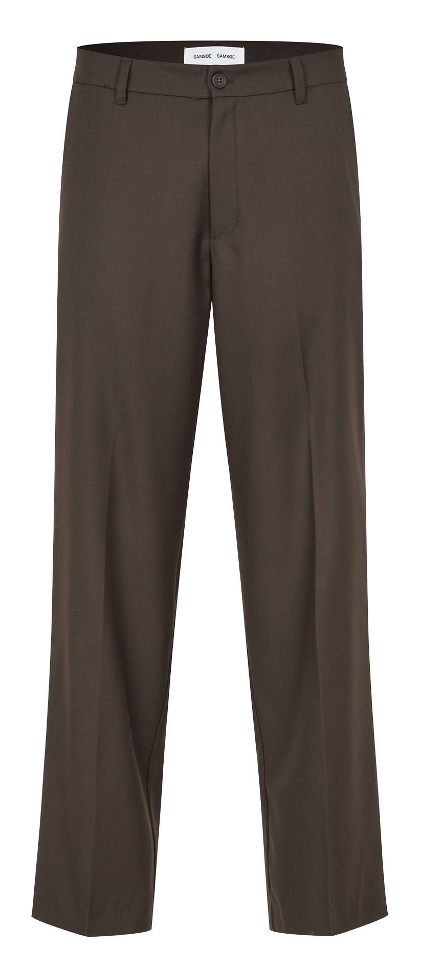 Karottenhose aus Woll-Mix SAMSOE SAMSOE Braun