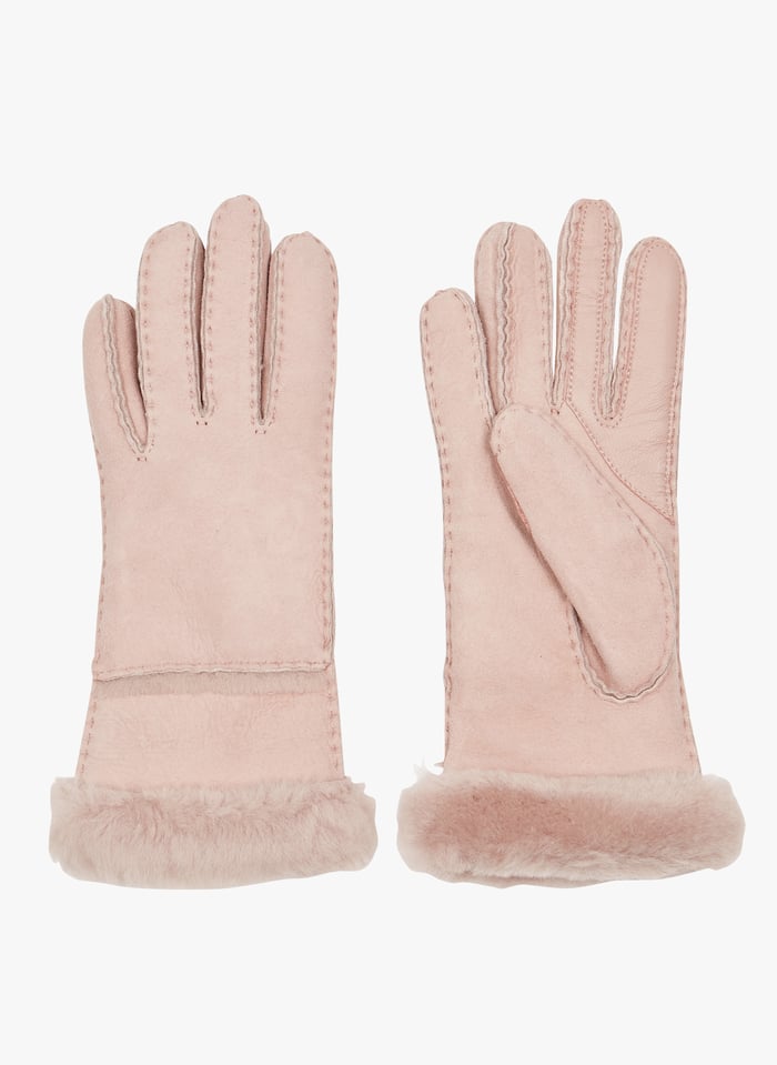 Guanti riscaldati in pelle di agnello - Bianco e Guanti riscaldati in pelle di agnello - Bianco e