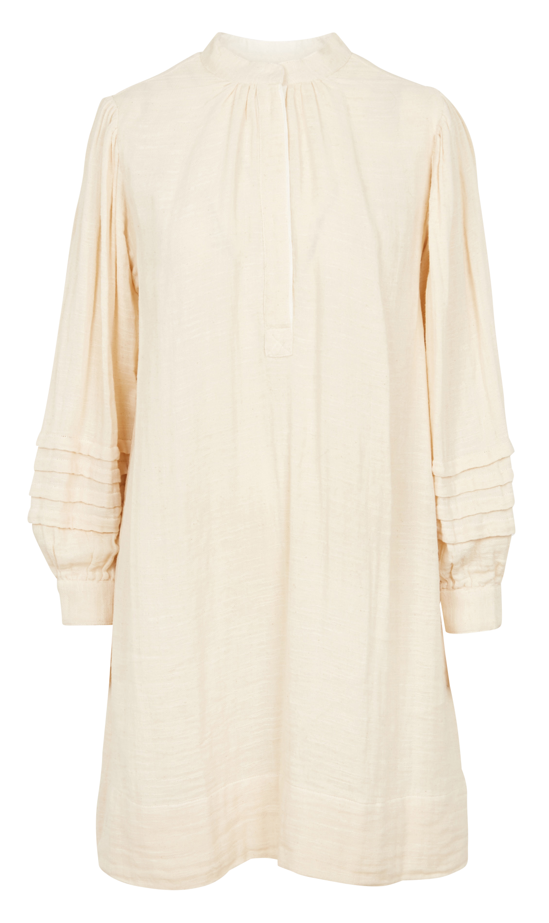 Maxikleid aus Baumwolle mit Rundhalsausschnitt ANTIK BATIK Weiss