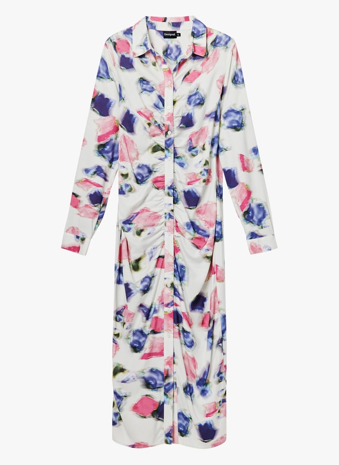 Fitted shirt dress sales