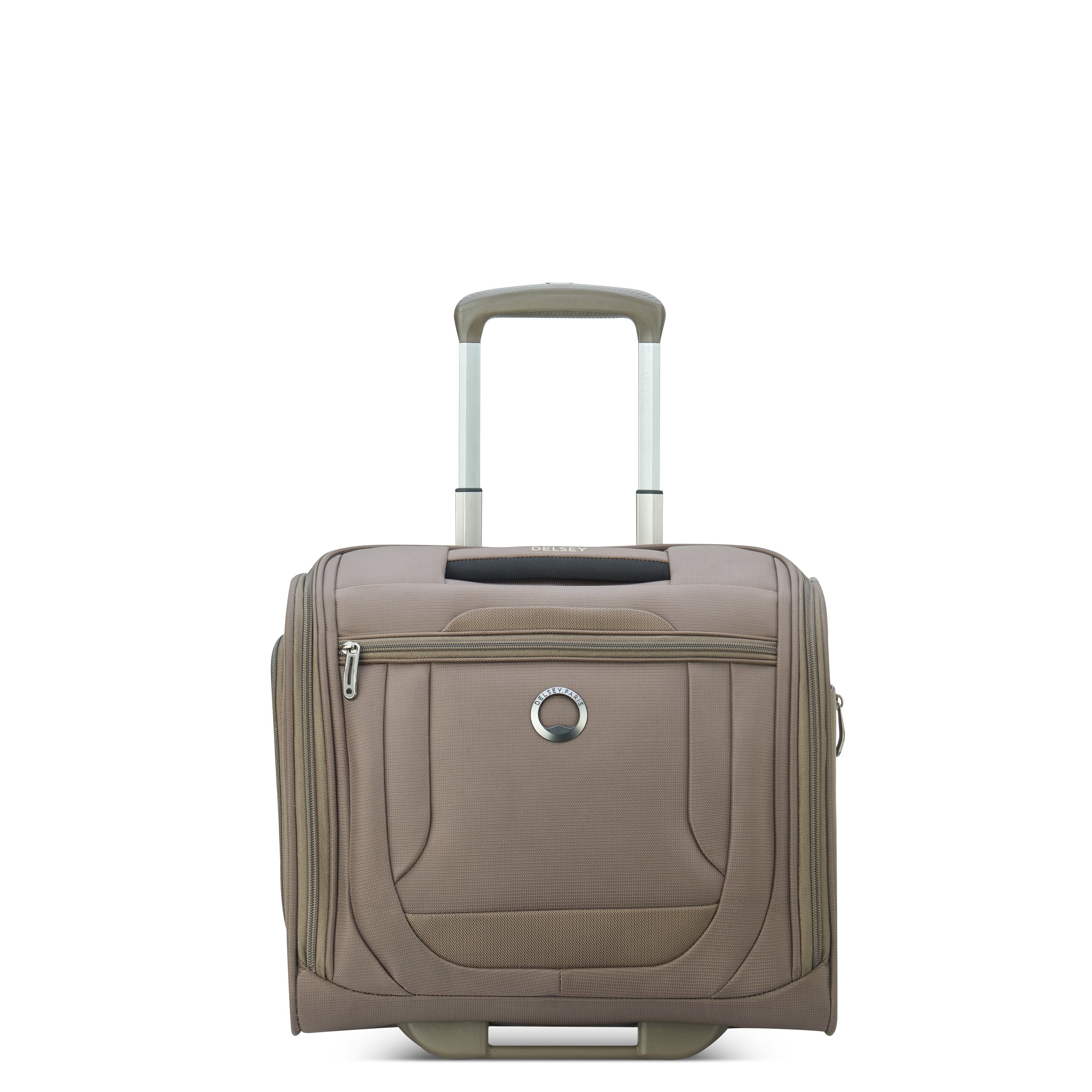Soft cabin suitcase DELSEY PARIS Brown