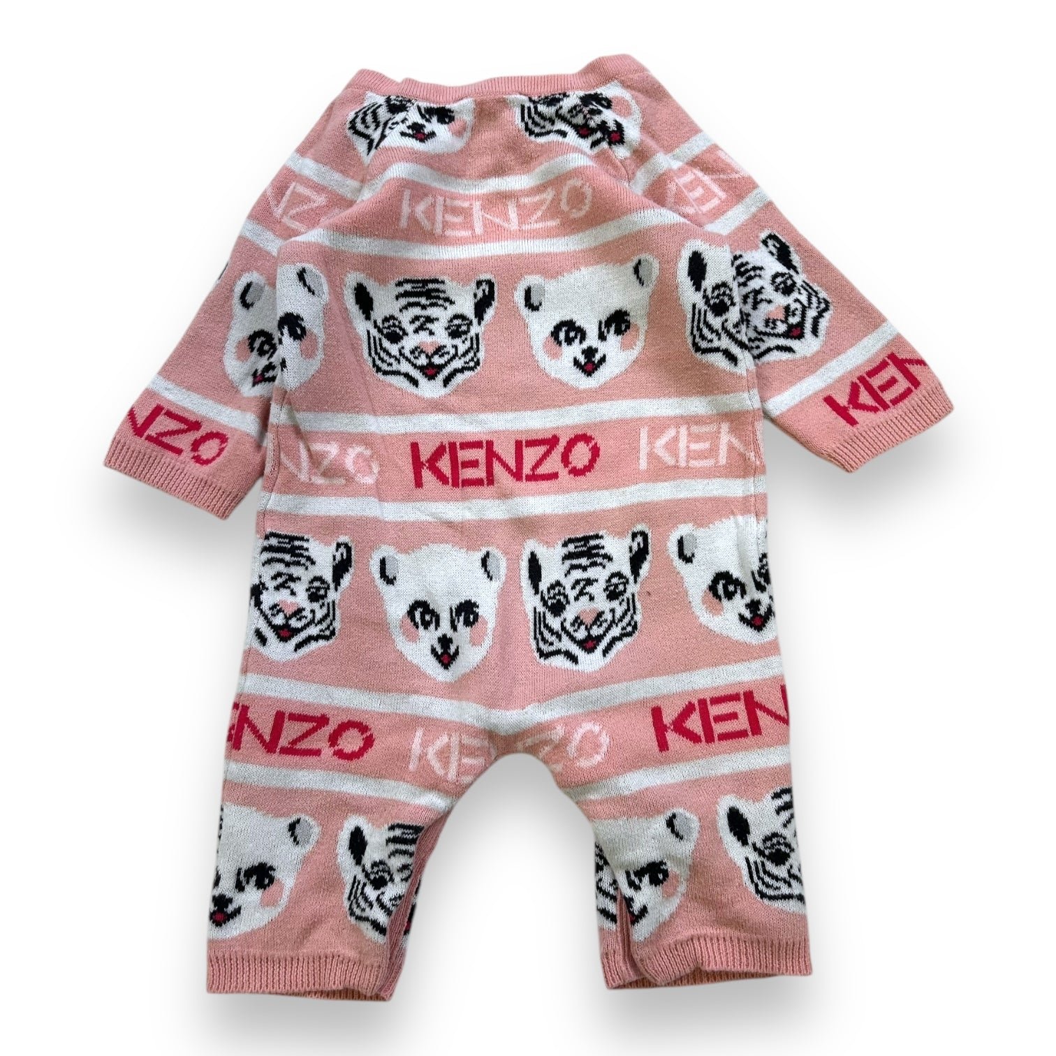 Pink baby jumpsuit - 3 months KENZO - SECONDE MAIN Pink