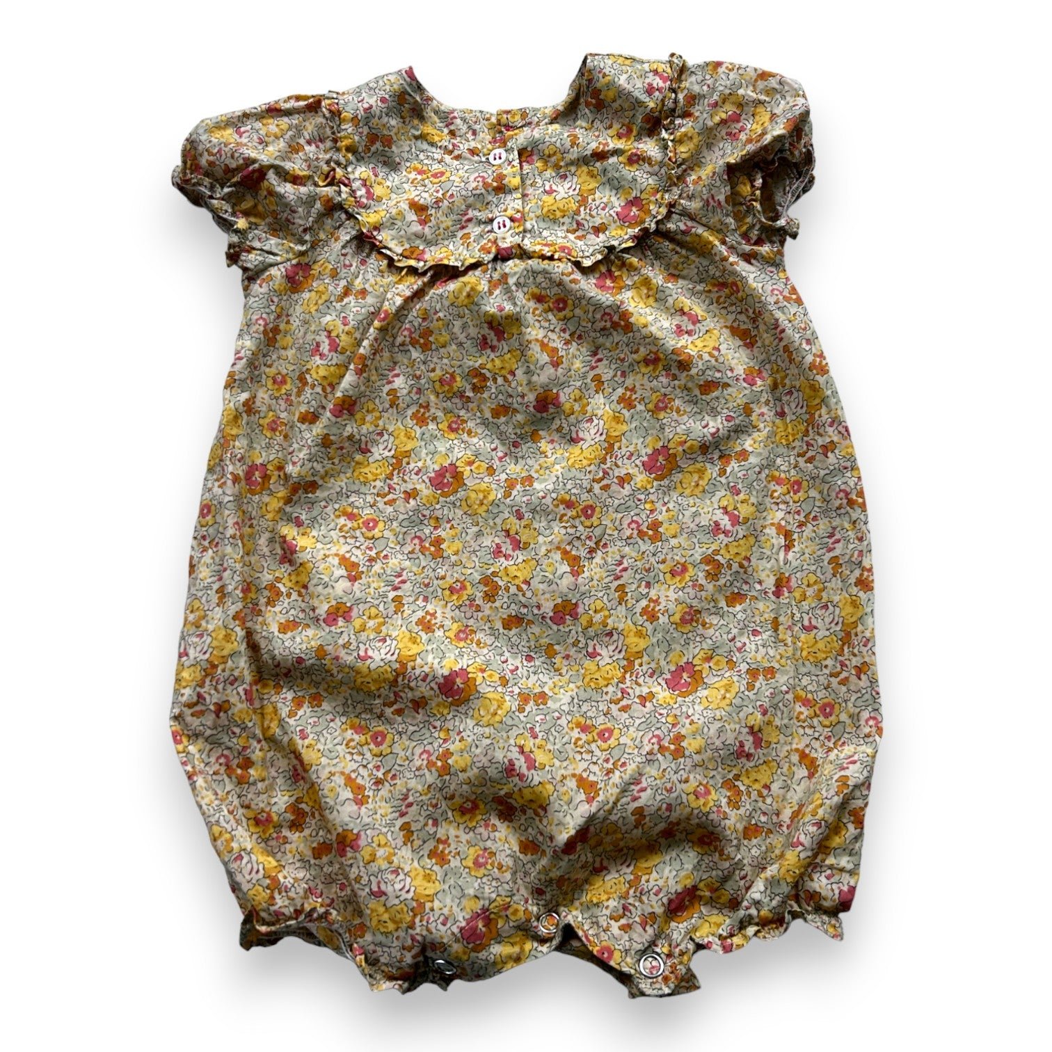 Yellow baby jumpsuit - 18 months BONTON - Seconde Main Yellow