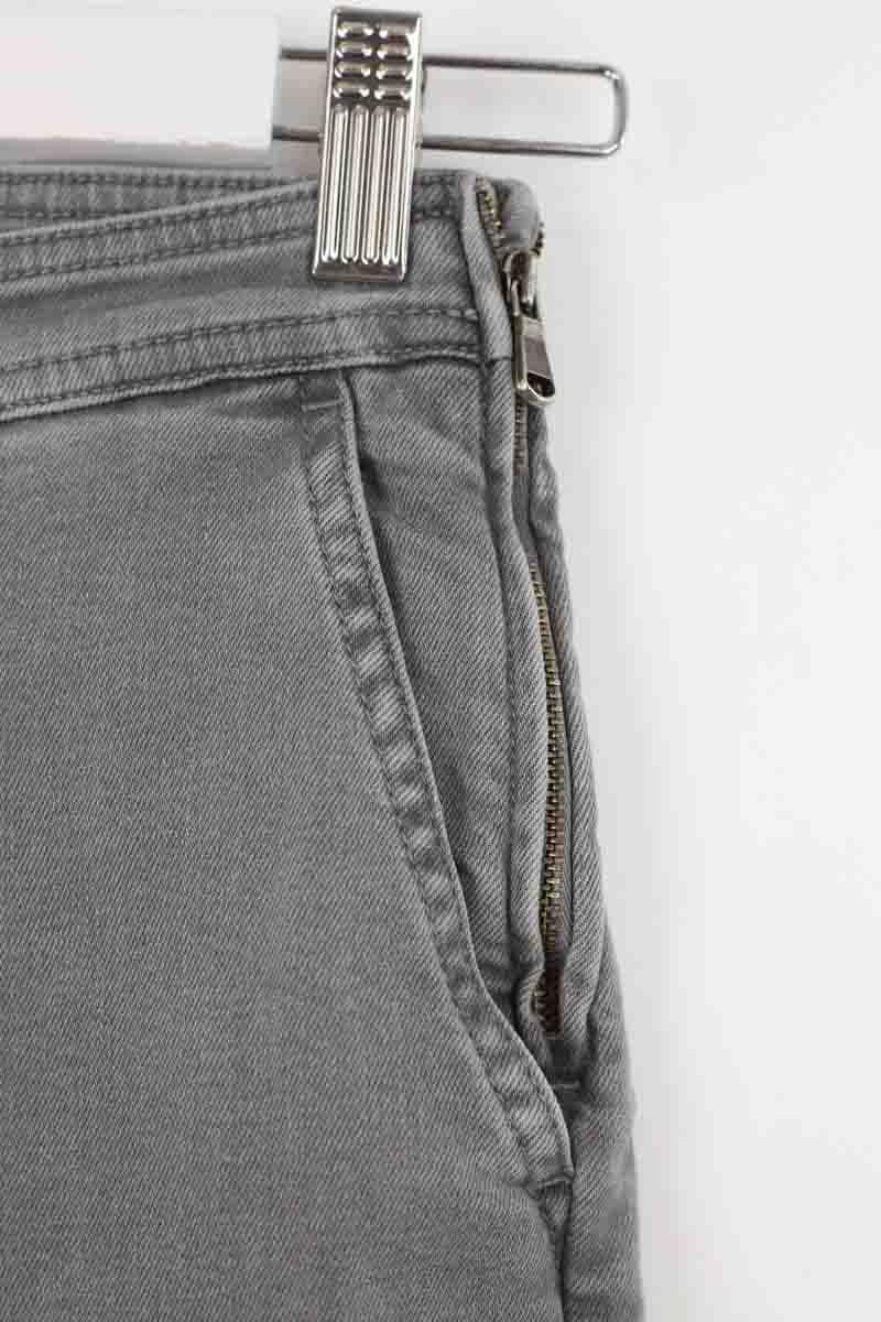 Cotton skinny jeans SEZANE - Seconde main Grey