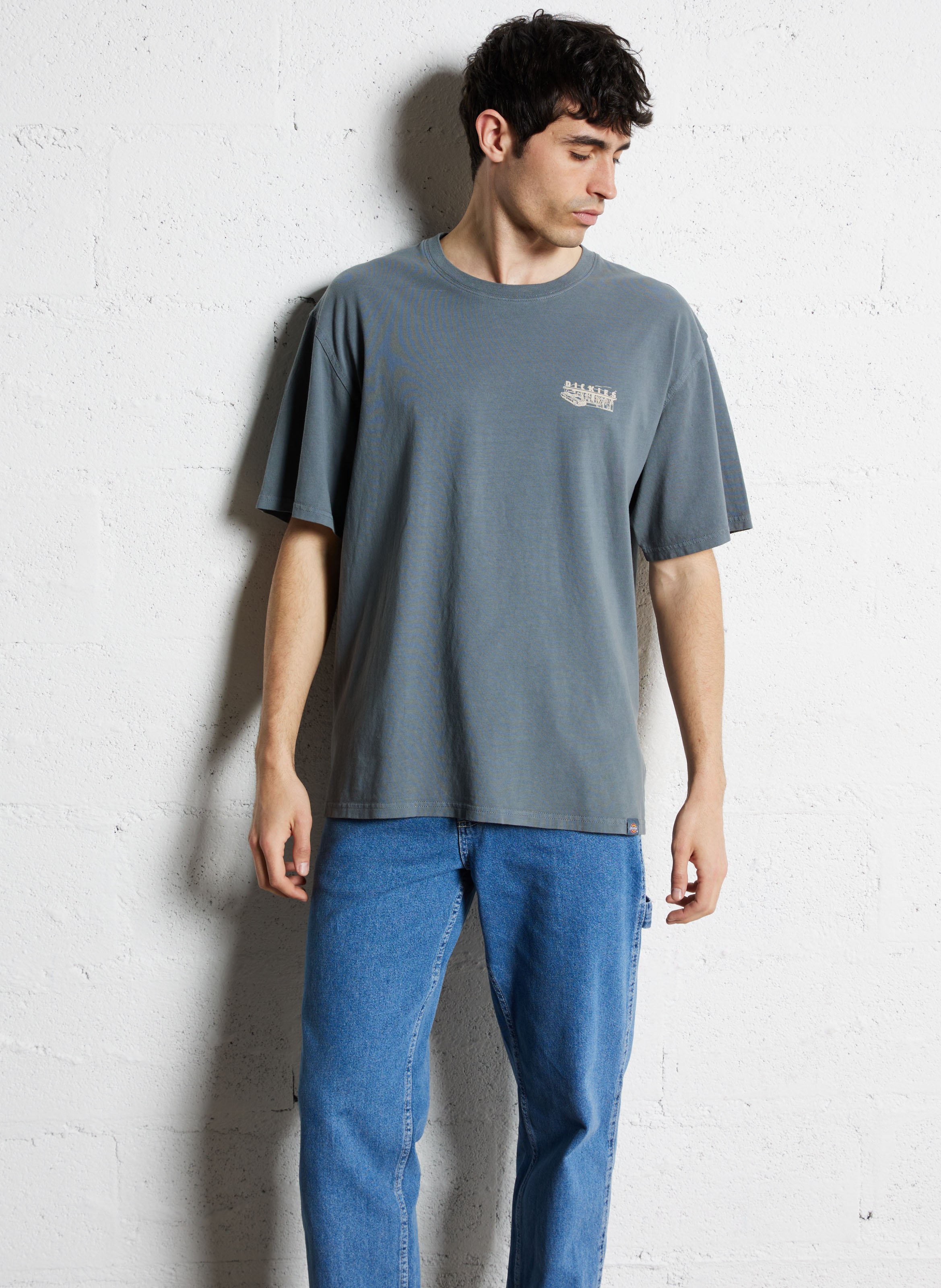 Camiliday round-neck sleeveless cotton top DICKIES Blue