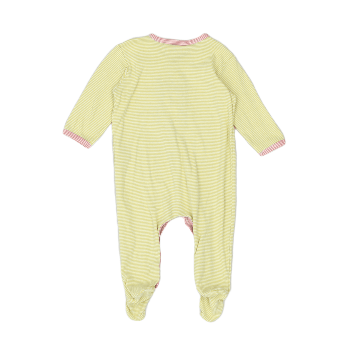 Yellow Baby Pyjamas - 12 months PETIT BATEAU - Seconde Main Yellow