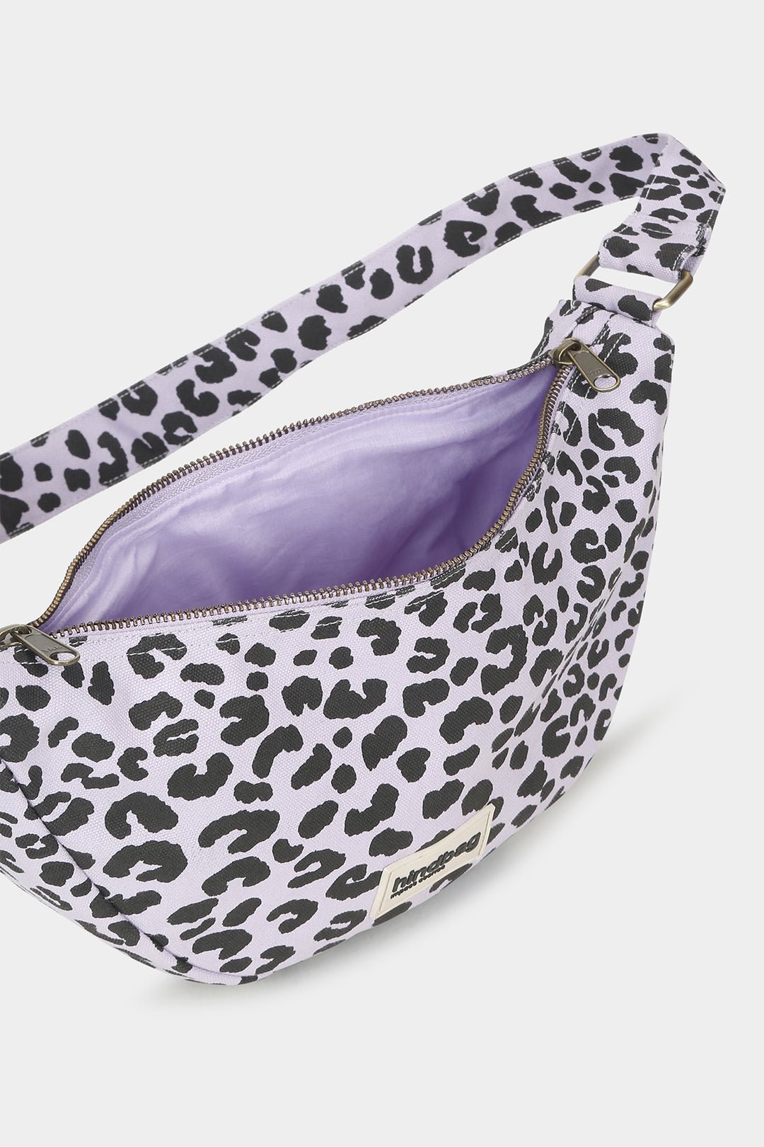 Cotton waist bag HINDBAG Purple
