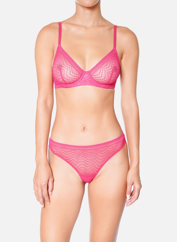 Cotton underwired bra | Pink by HUIT Cotton underwired bra Pink