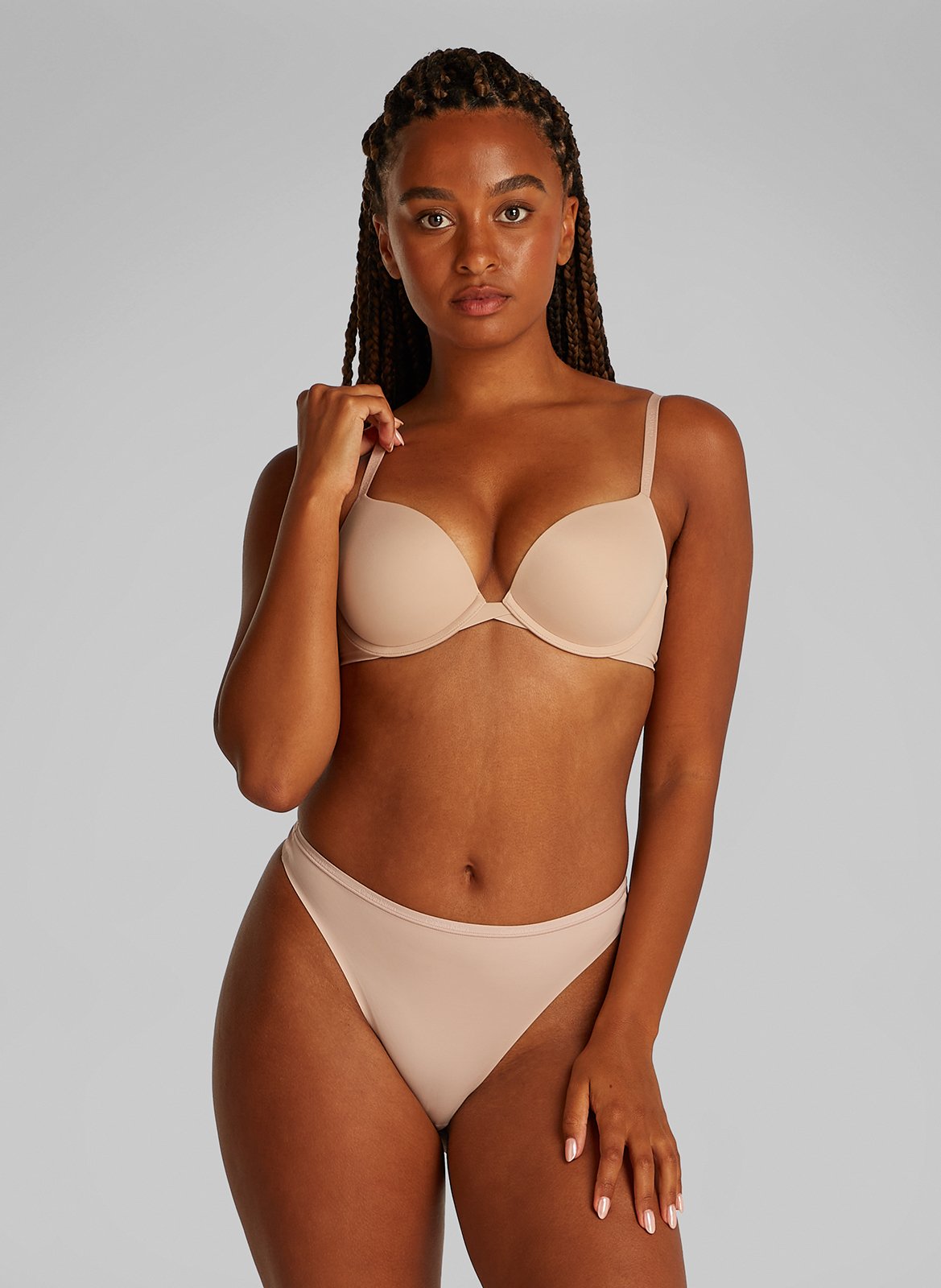 String uni CALVIN KLEIN UNDERWEAR Marron