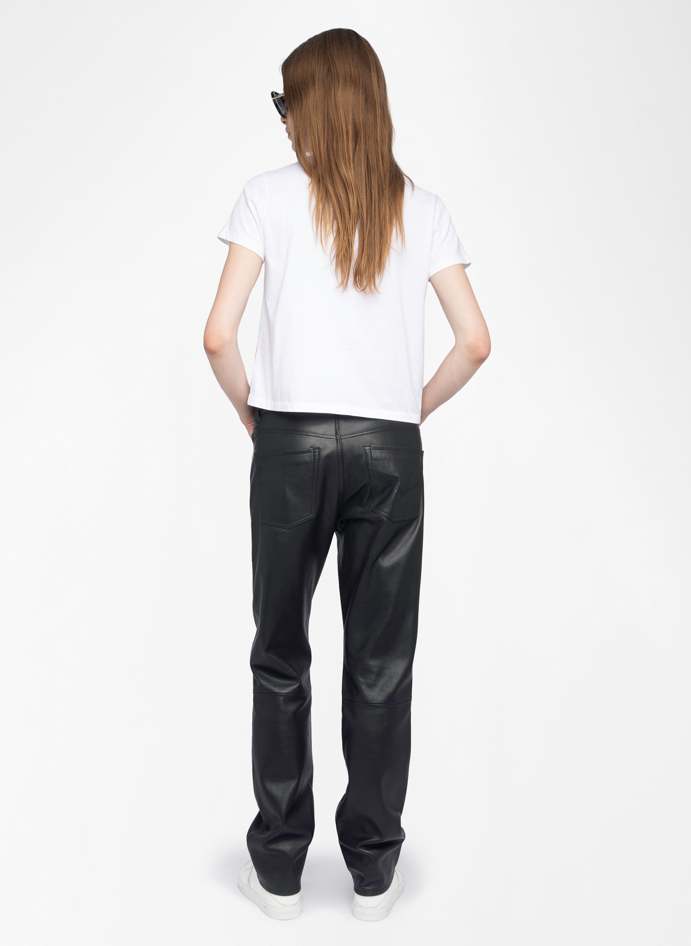 Short-sleeved straight printed T-shirt ZADIG&VOLTAIRE White