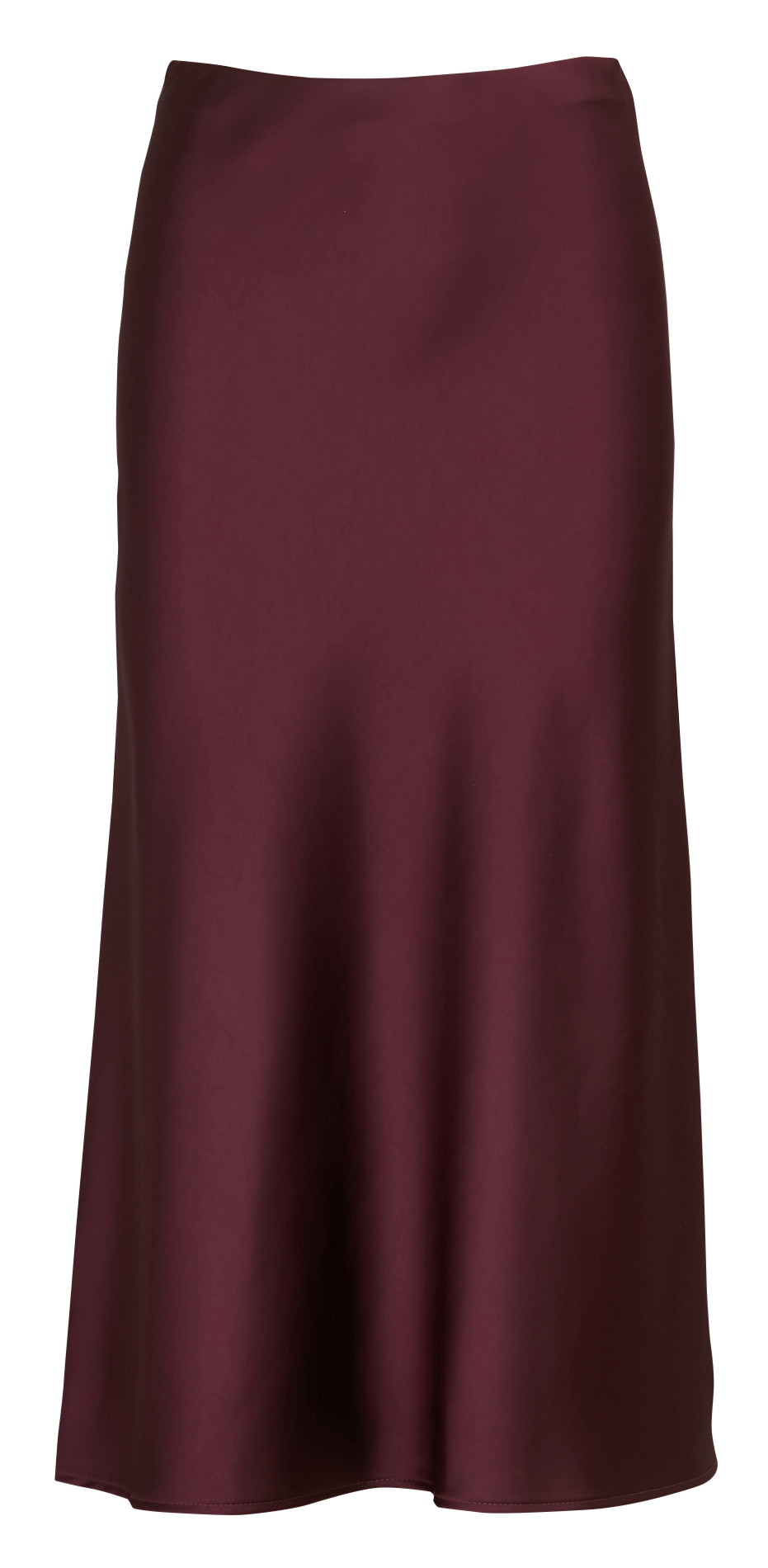 Jupe évasée unie en satin  IMPERIAL Violet
