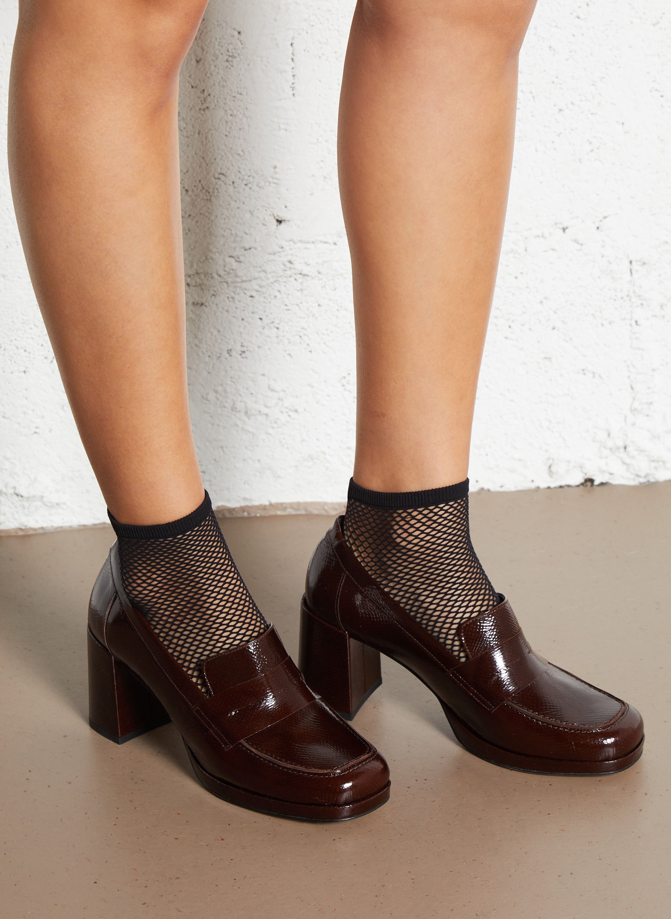 Mocassins en cuir ONE STEP Marron