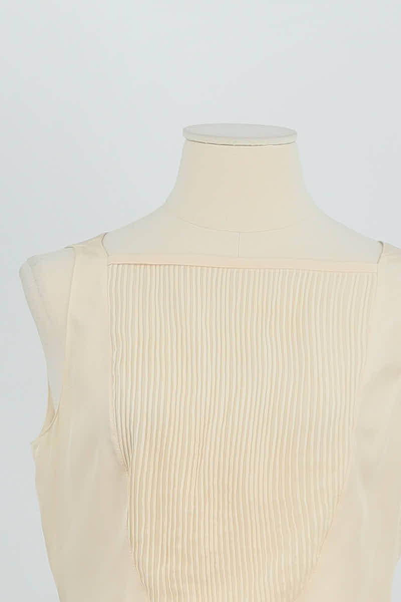 Azawood sleeveless top ARMANI - SECONDE MAIN Beige