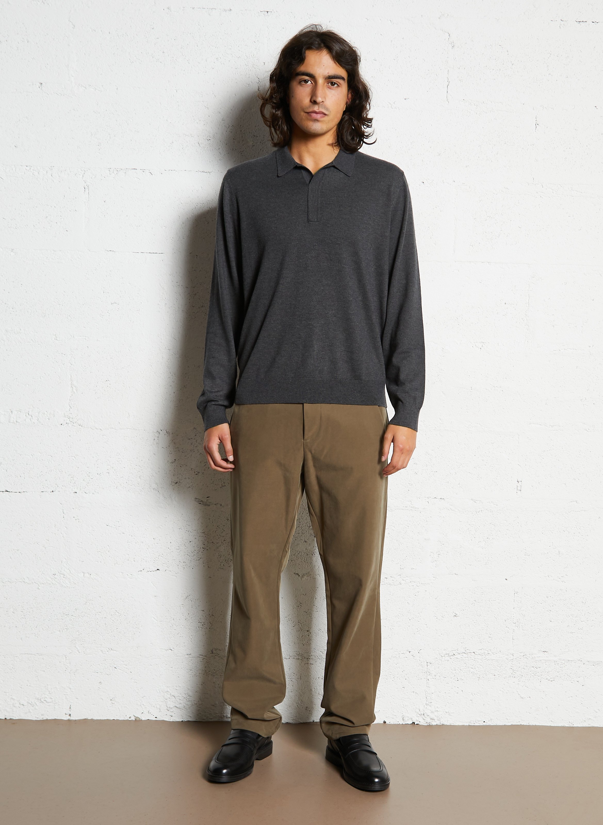 Aly decorative knit scarf IKKS Grey