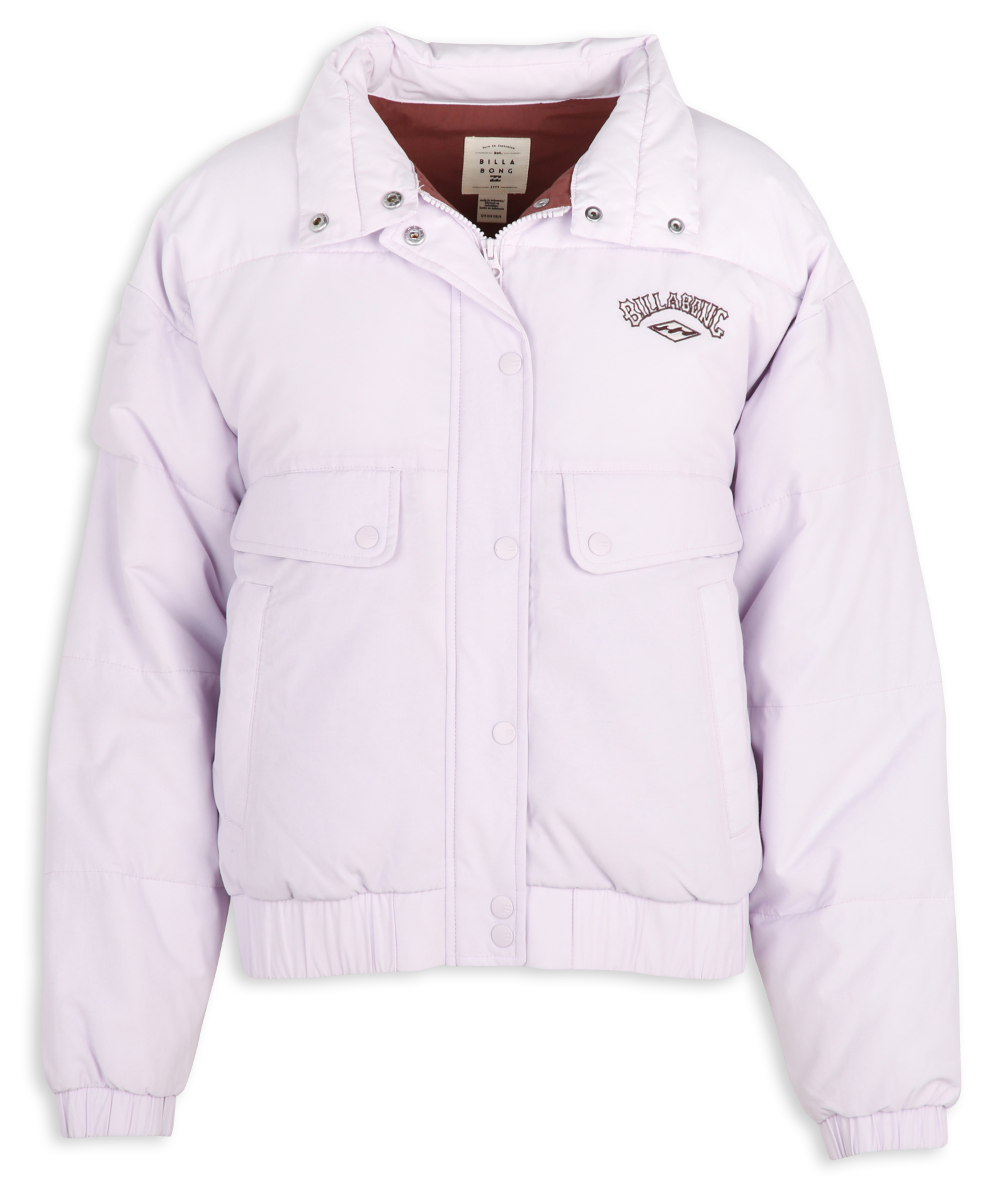 Doudoune oversize col montant BILLABONG Violet