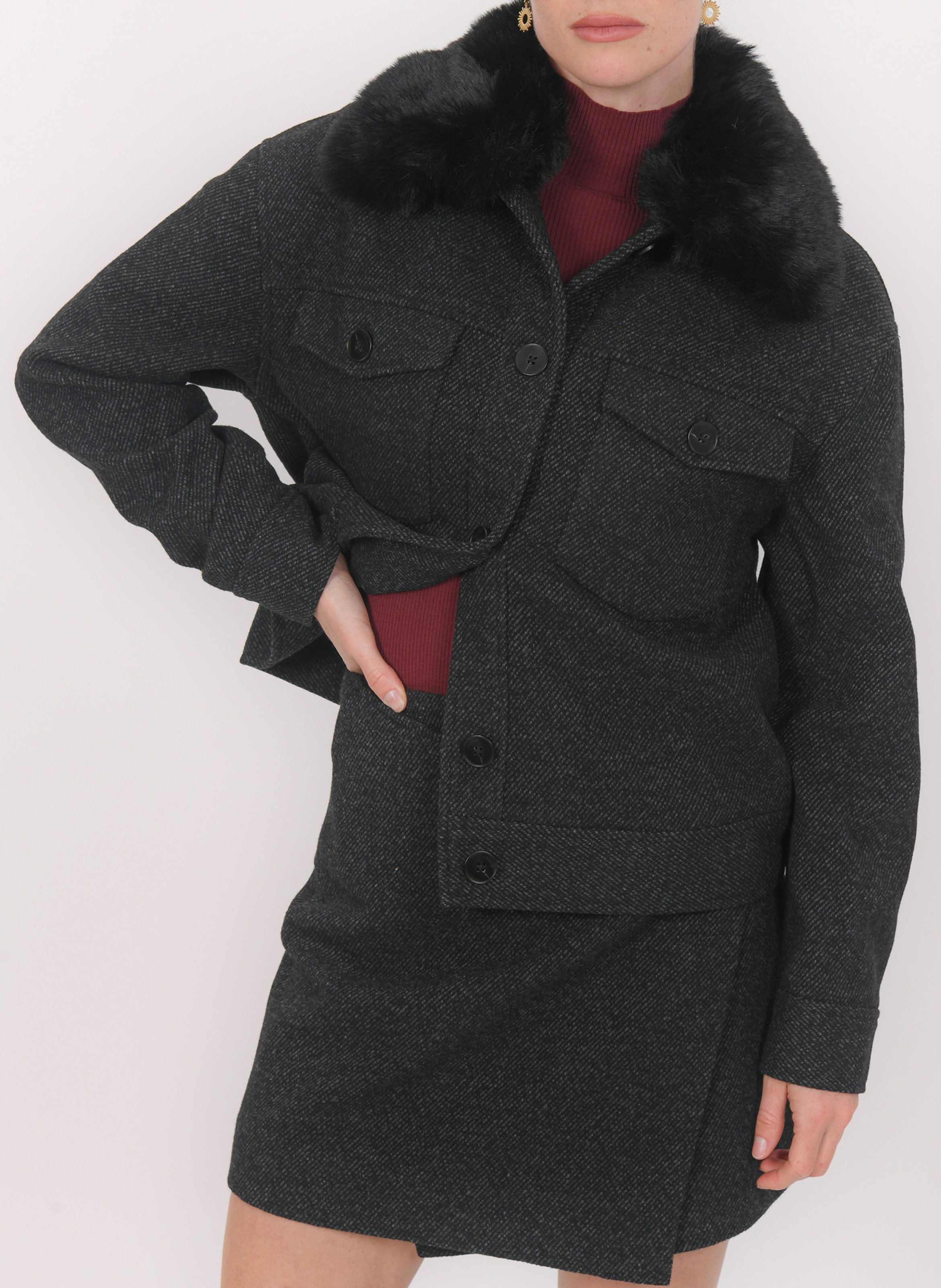 Jack met klassieke kraag KOOKAI Grijs