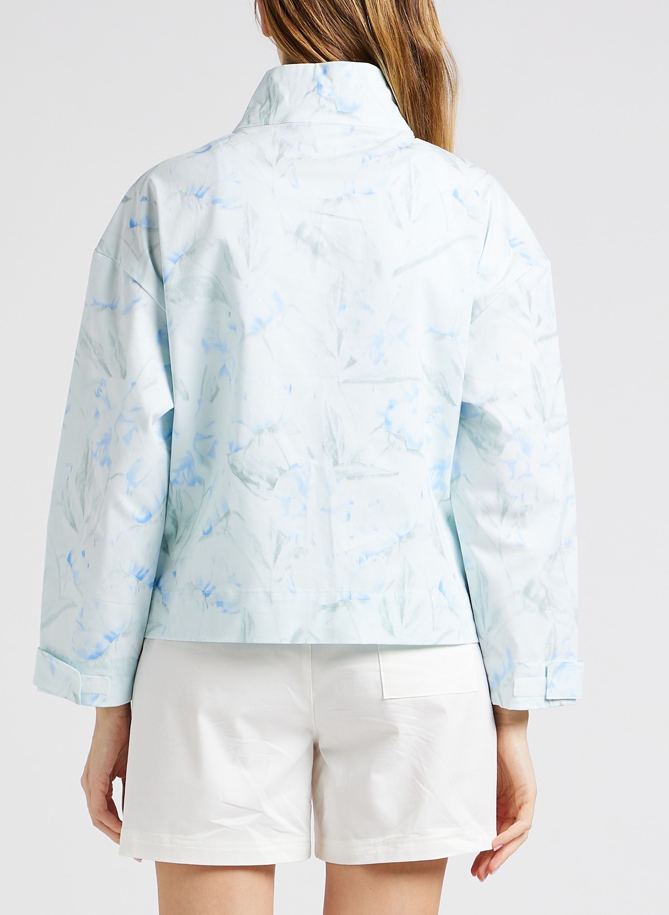 Weite Jacke mit Stehkragen NEW BALANCE Weiss