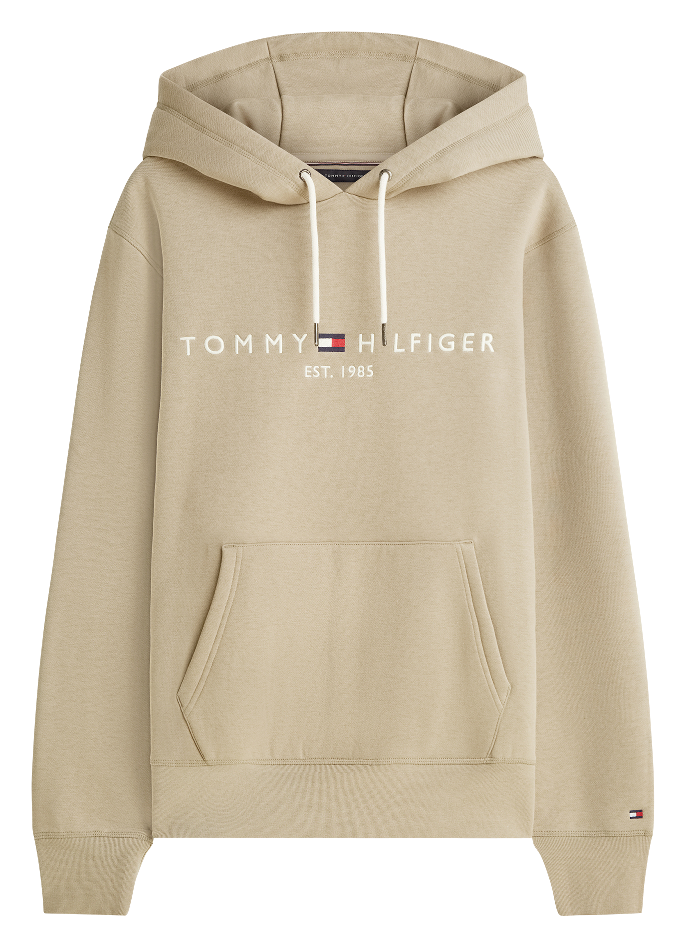 Sweat à capuche regular-fit en coton mélangé Vert