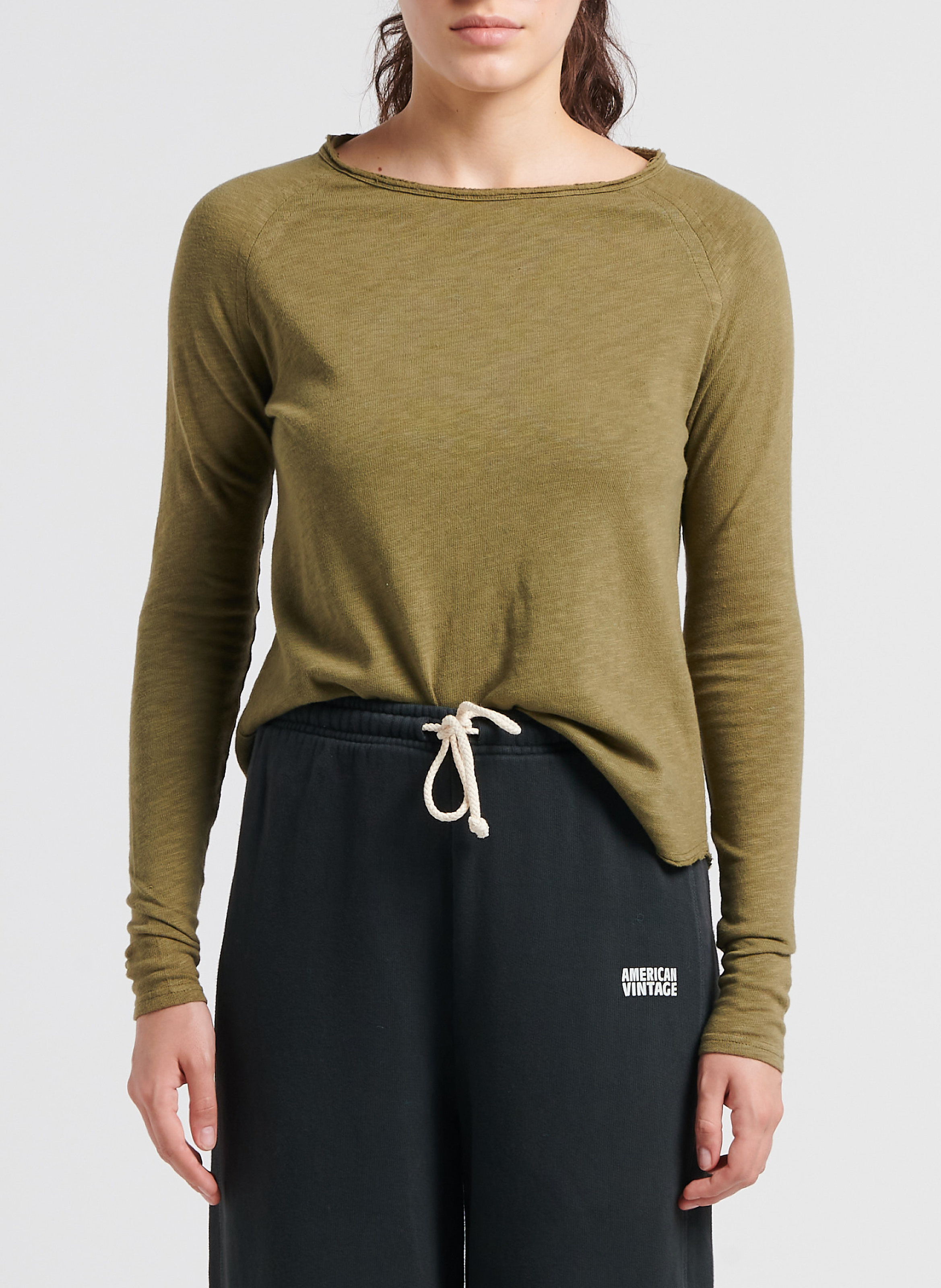 Round-neck cotton T-shirt AMERICAN VINTAGE