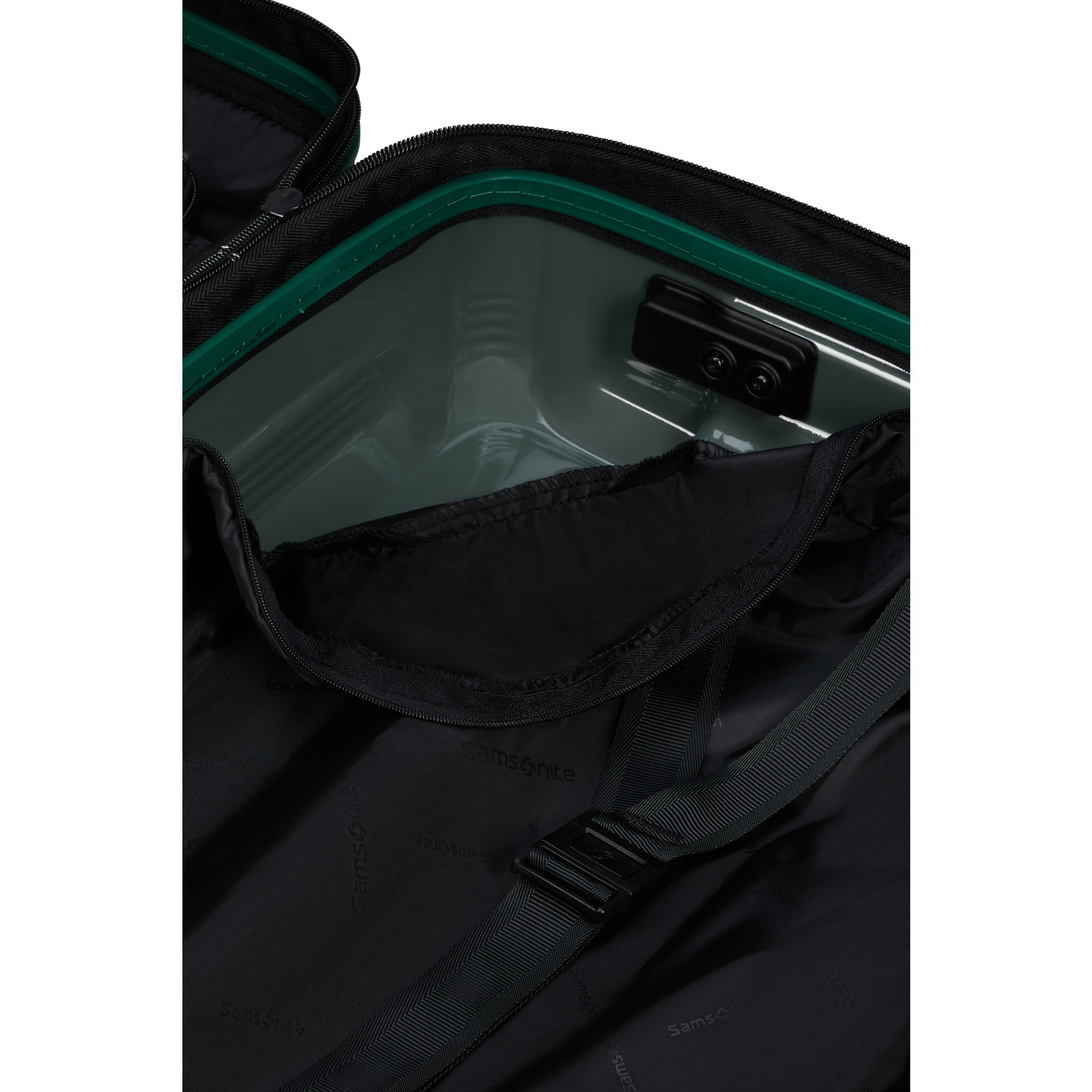 Nuon 4-wheel suitcase size S SAMSONITE Green