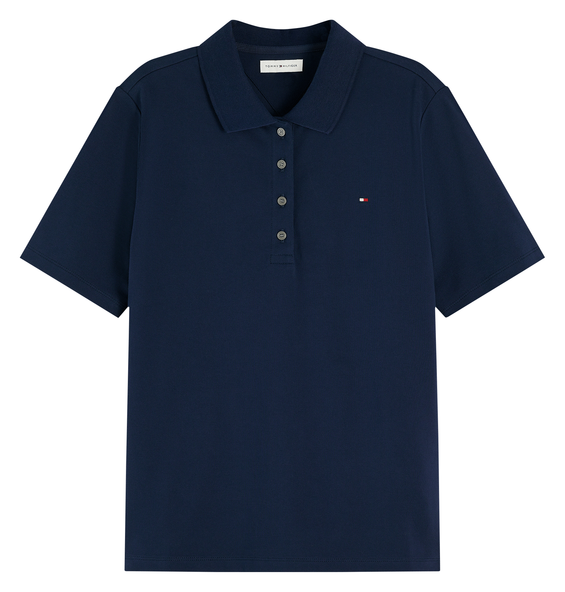 Gestreiftes Poloshirt aus Baumwoll-Mix TOMMY HILFIGER