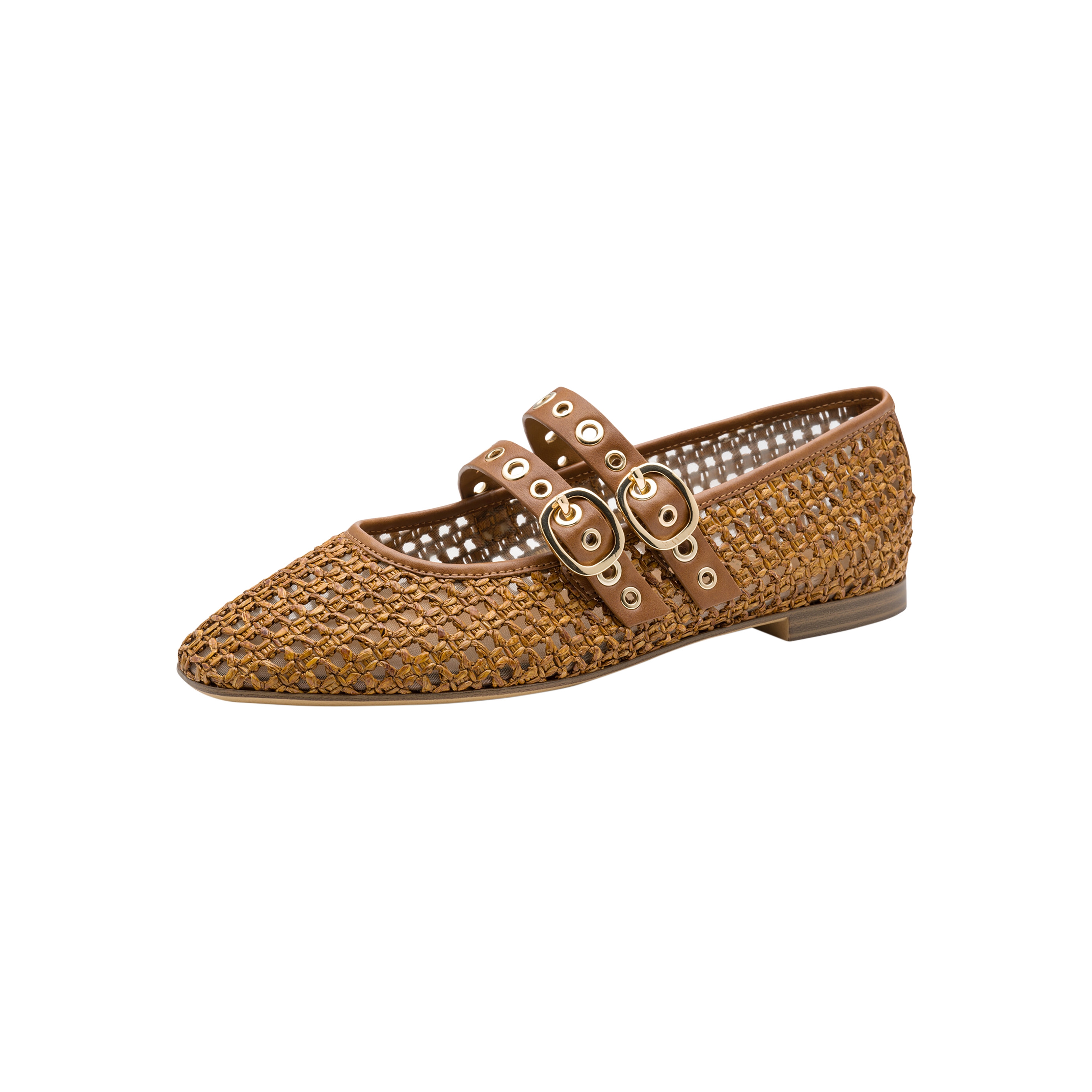 Slip-on ballet flats TAMARIS Brown