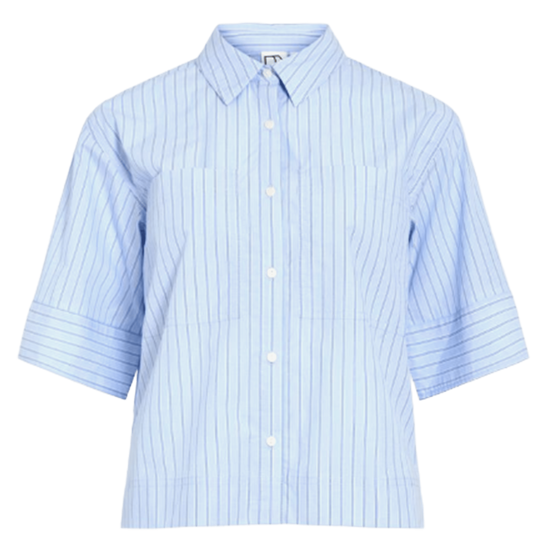 Chemise oversize en coton ROUGE EDIT Bleu