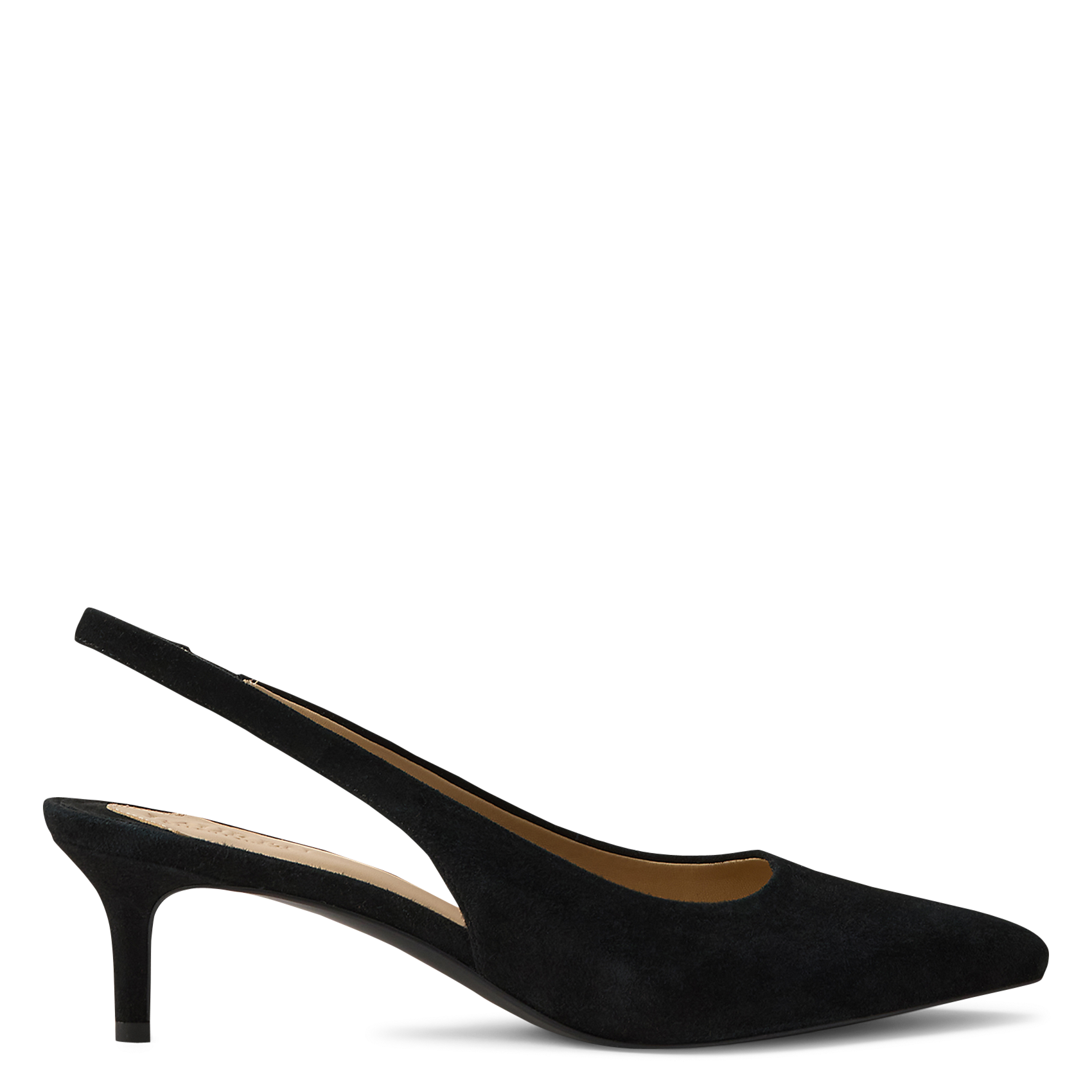 Suede pumps met bandjes LAUREN RALPH LAUREN Zwart