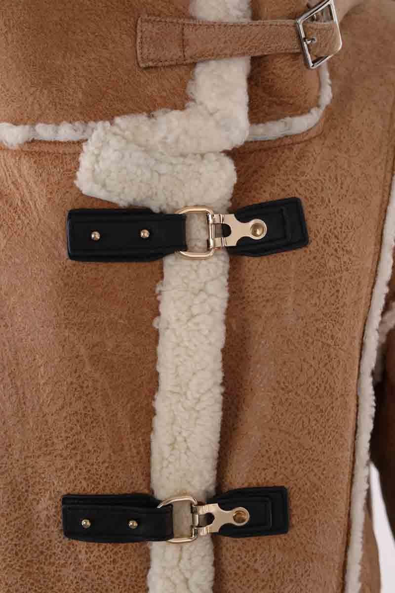 Peau lainée ACNE STUDIOS - Seconde Main Beige