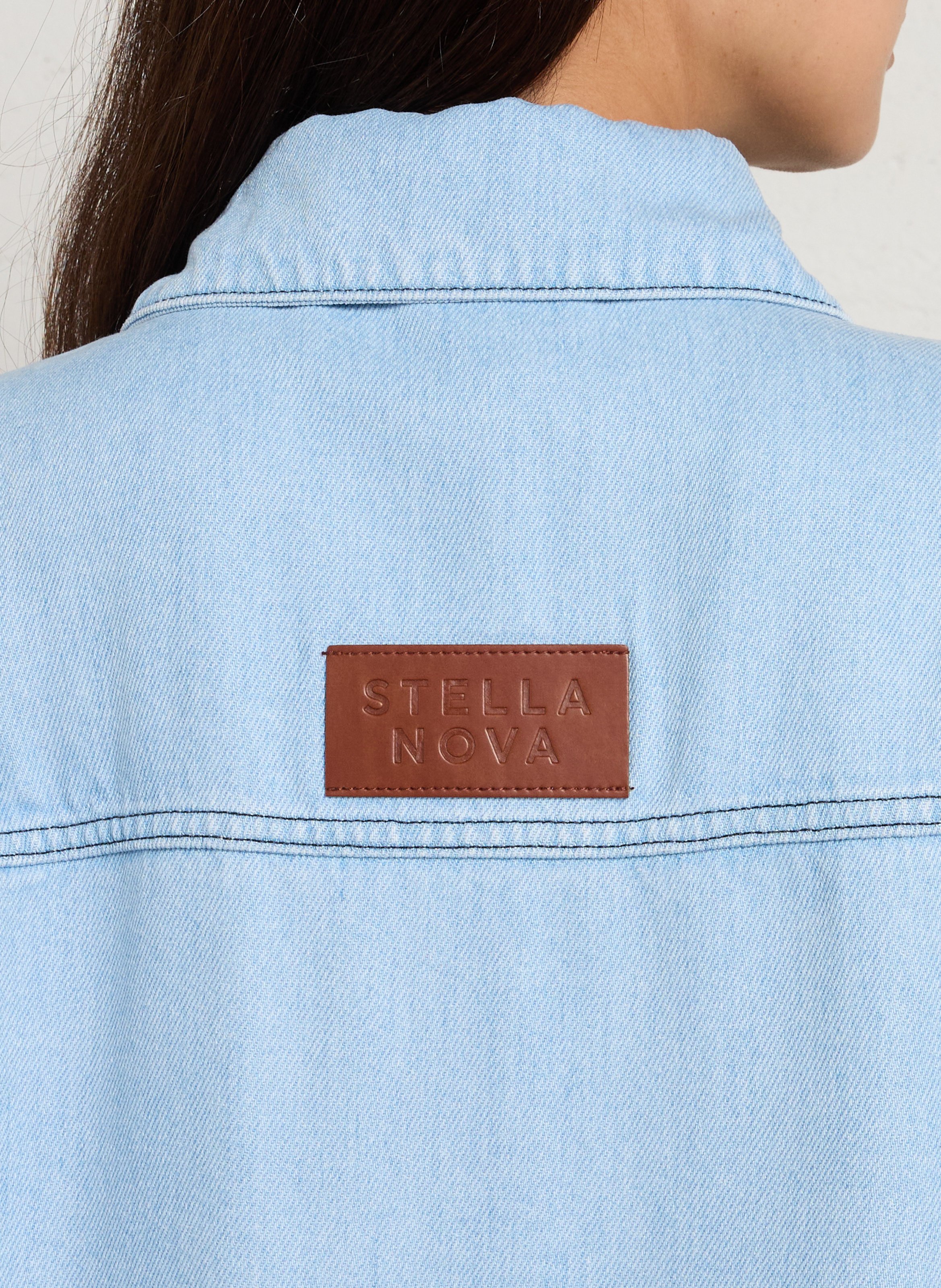 Straight shirt STELLA NOVA Blue