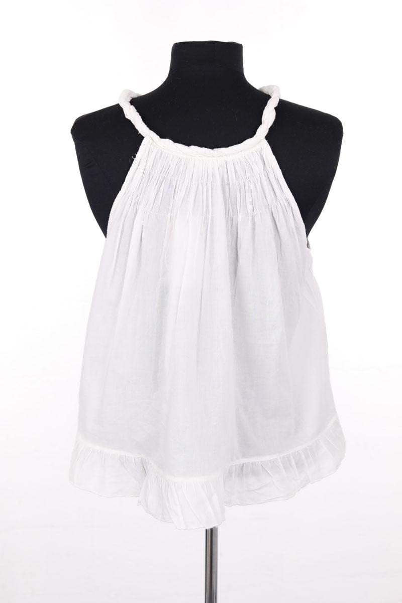Azawood sleeveless top LOUISE MISHA - Seconde Main White