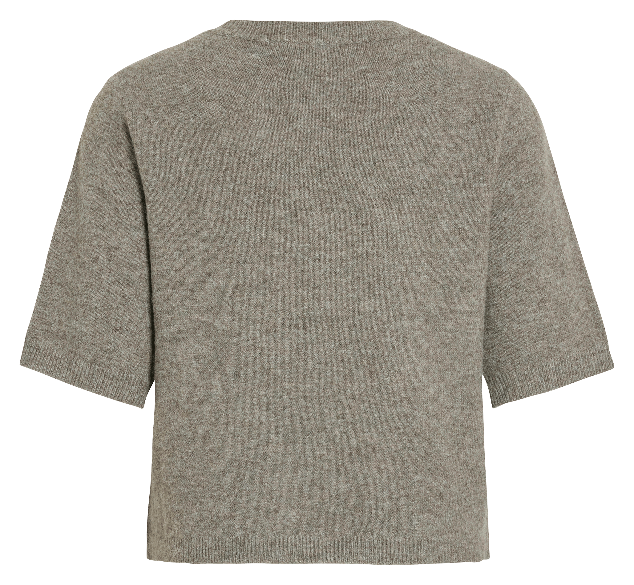Gilet col rond VILA Marron