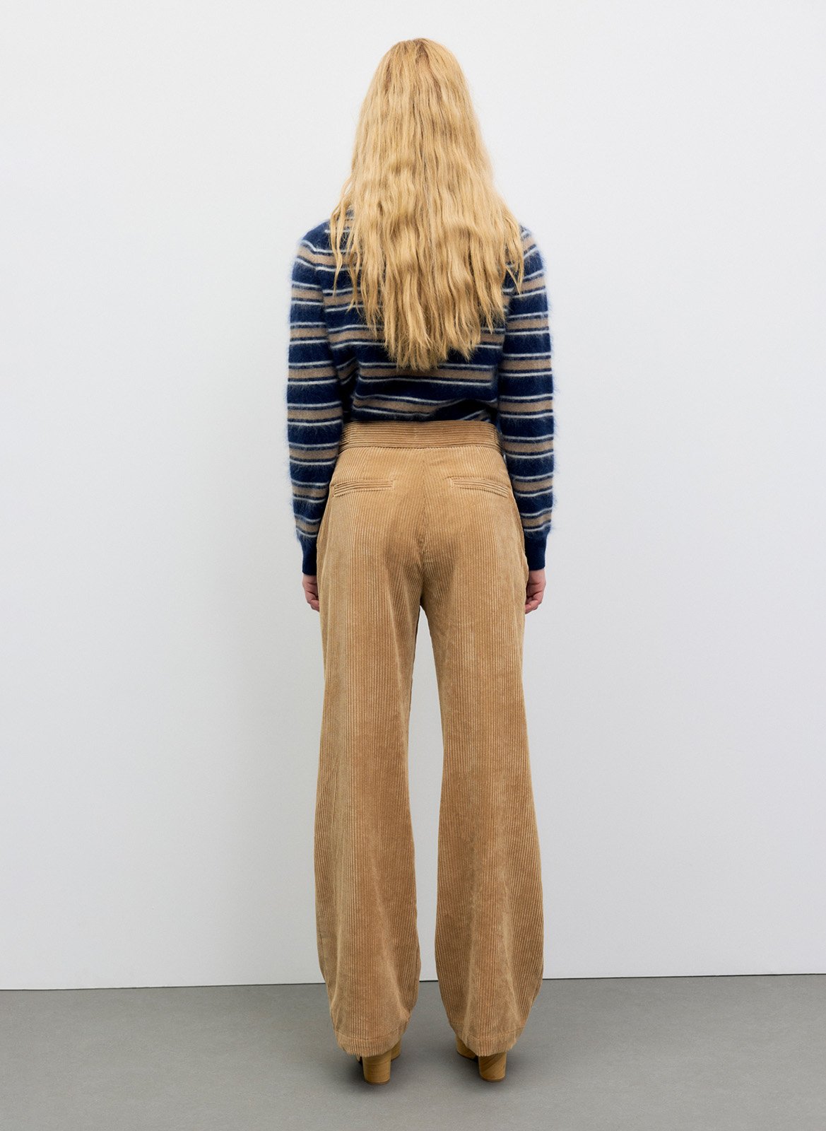 Wide-leg corduroy pants GERARD DAREL Beige
