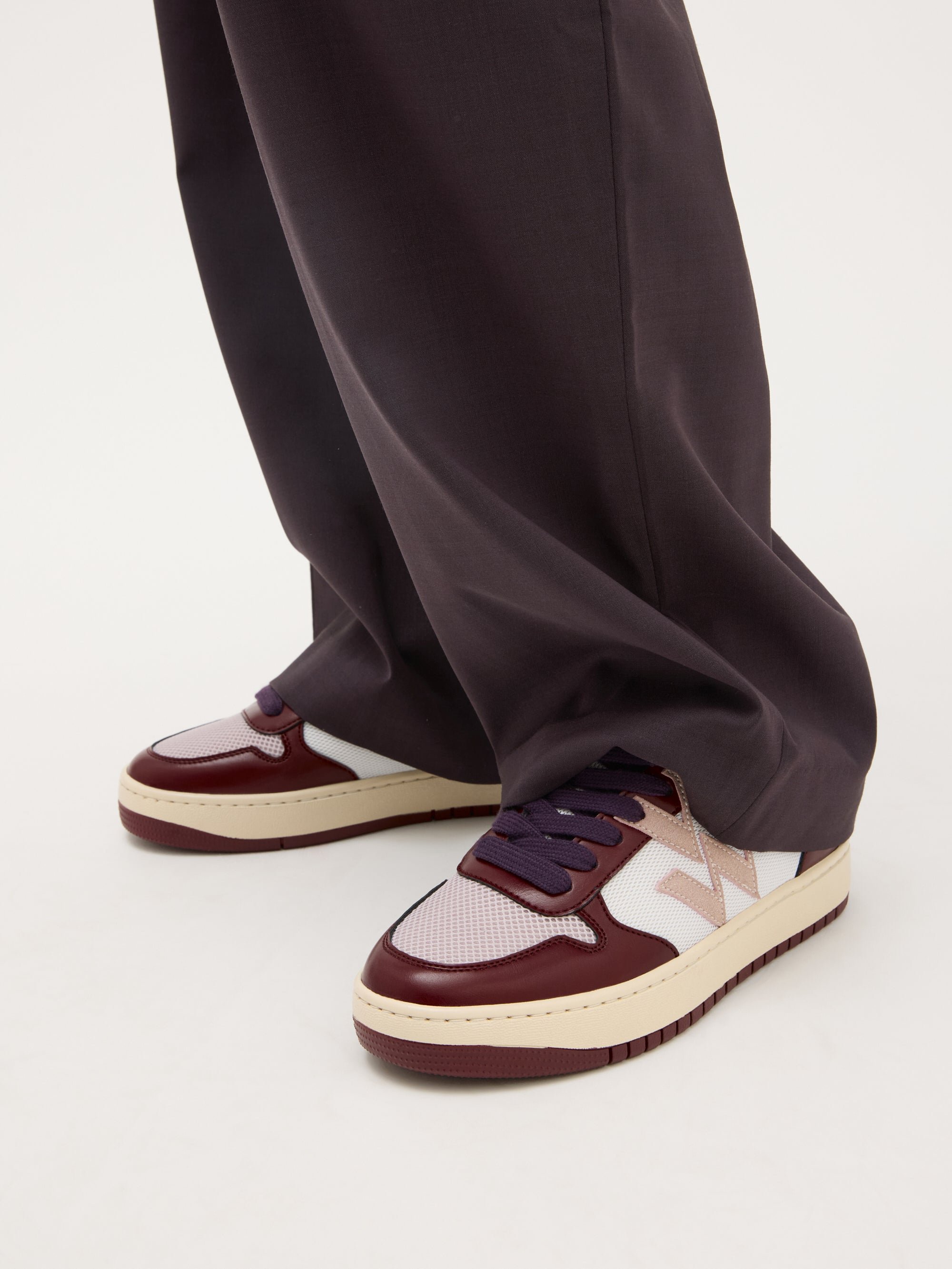 Monogram thick sole sneakers VANESSA WU Red