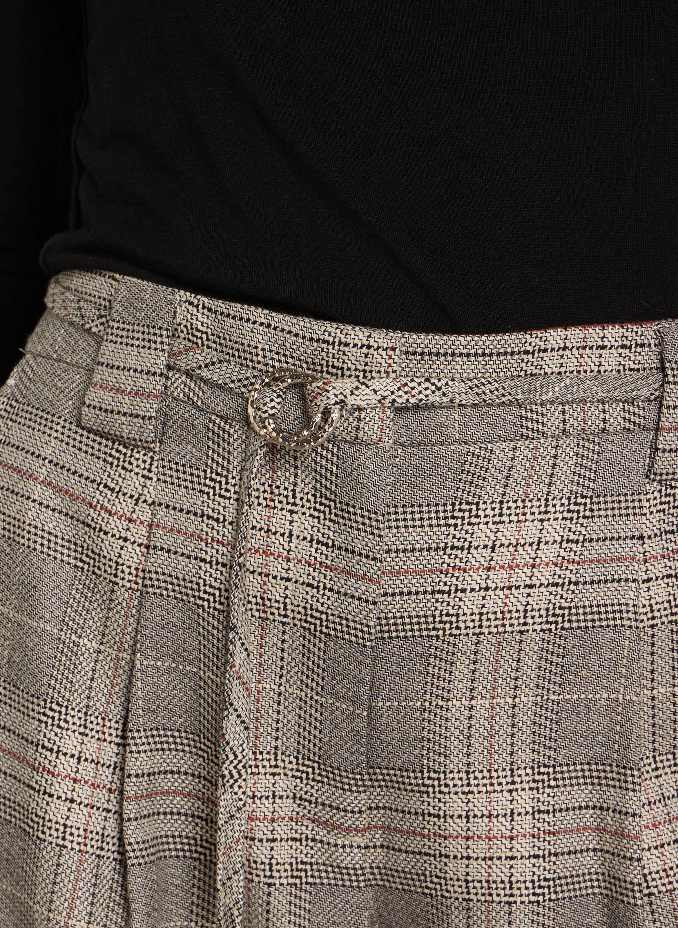 Printed straight-leg pants LIU JO Grey