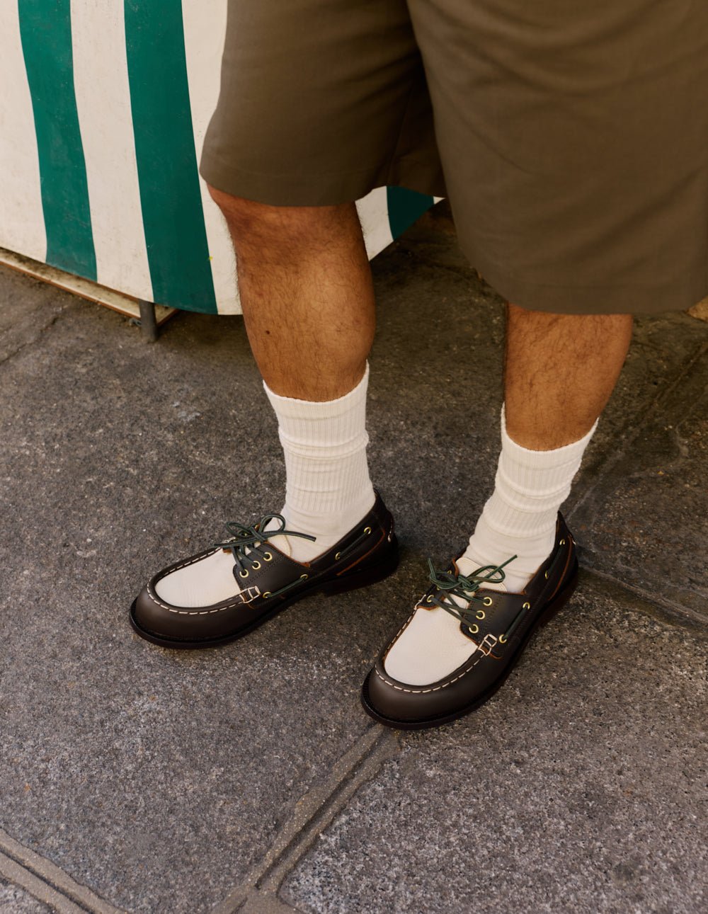 Boat shoes ODAJE Khaki
