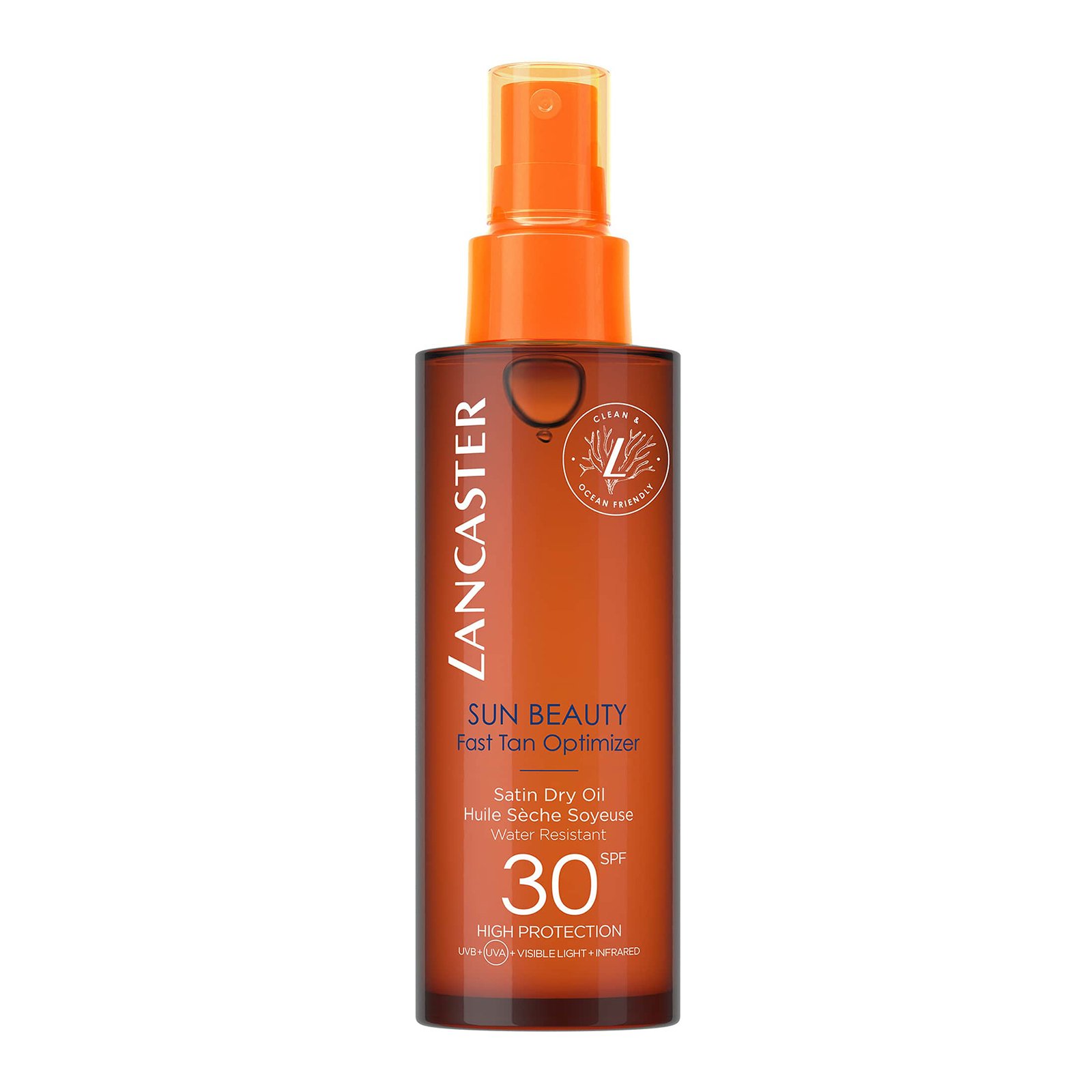 LANCASTER SUN BEAUTY - Fast Tan Optimizer Satin Dry Oil SPF30 150ml LANCASTER