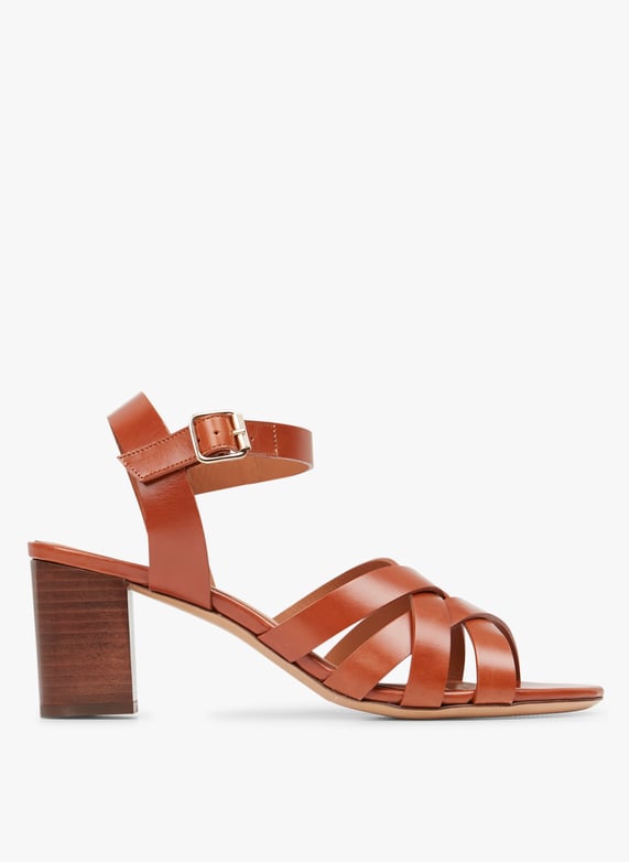 Sandales Hautes En Cuir N 888 Cognac Rivecour Femme 888 01 COGNAC Place des Tendances Belgique