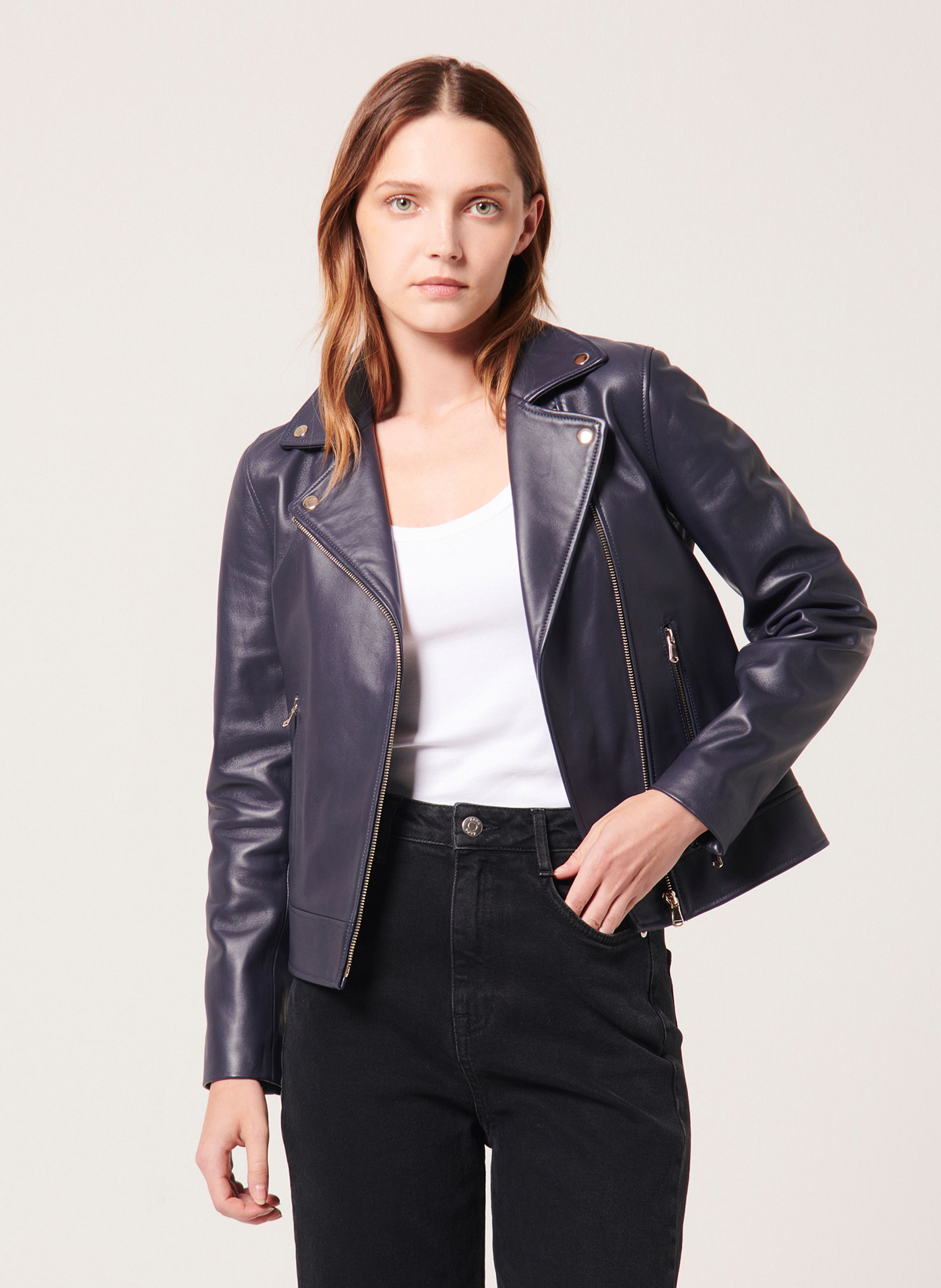 Blouson cuir femme zapa new arrivals