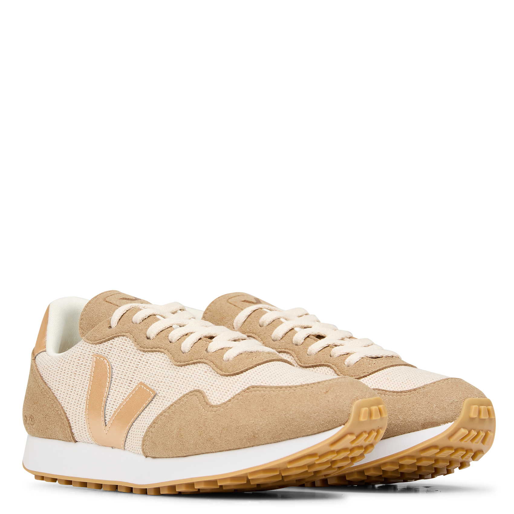 Leinenschlappen VEJA Beige