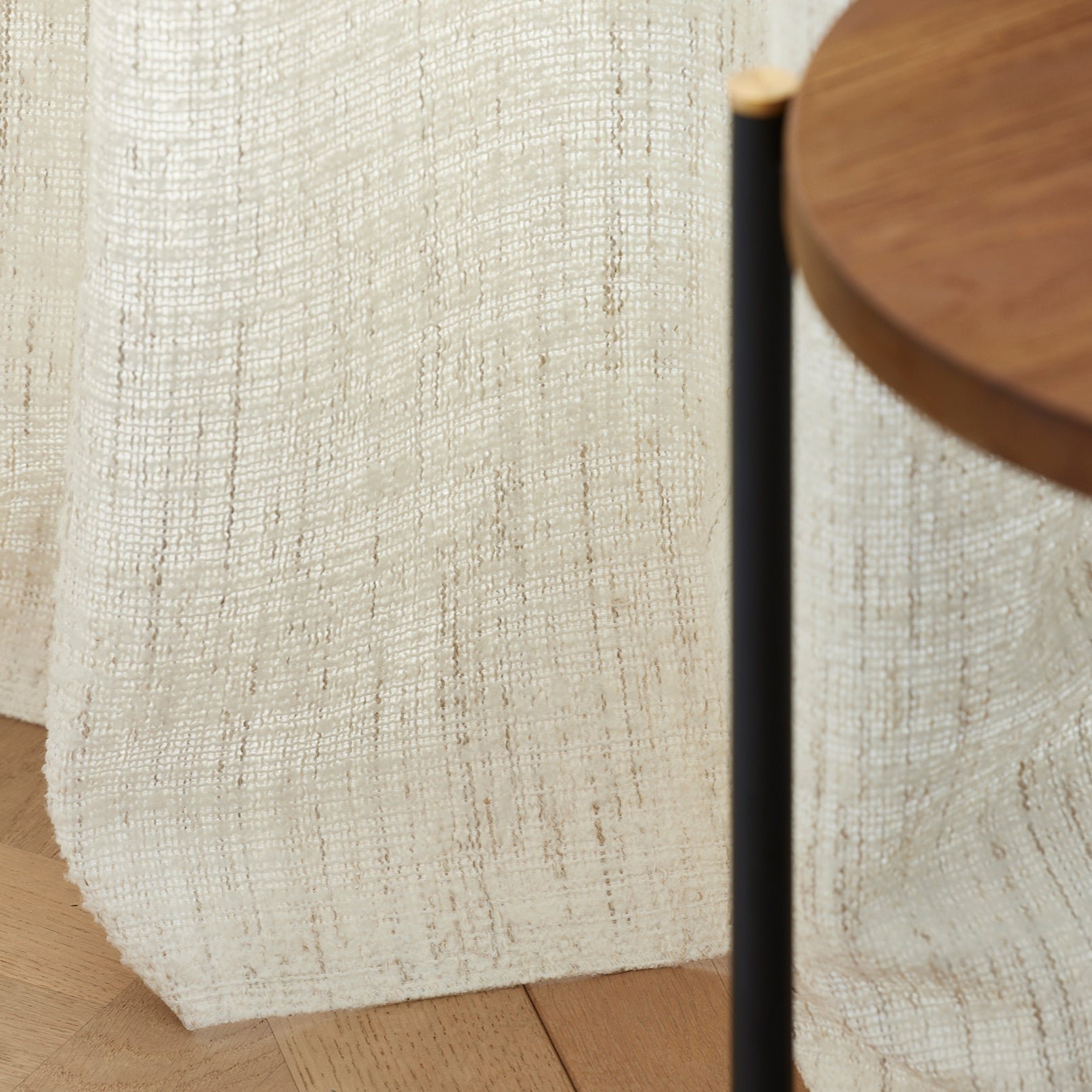 ABSTRACT - Curtain with eyelets MADURA White