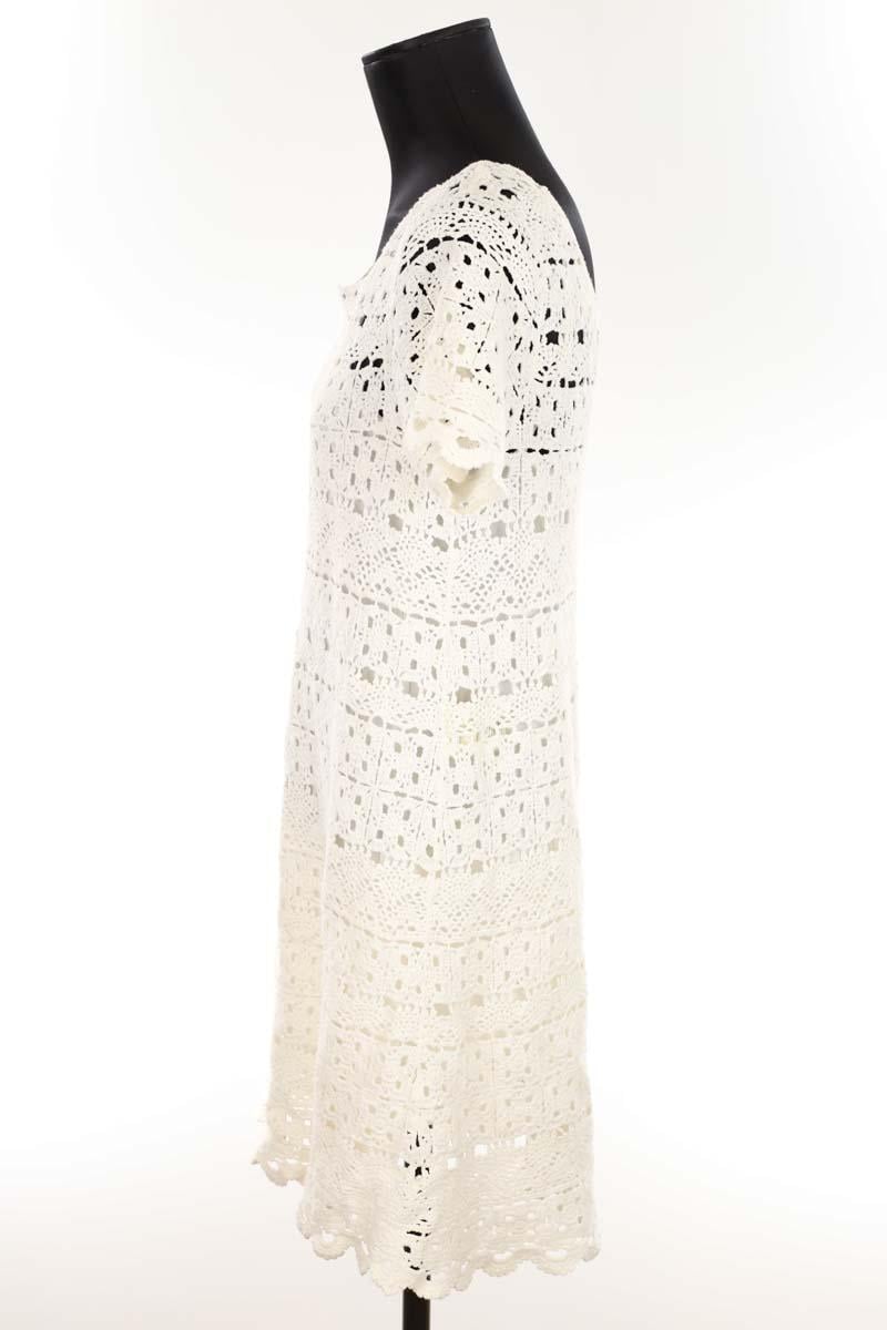 Cotton dress SEZANE - Seconde main White