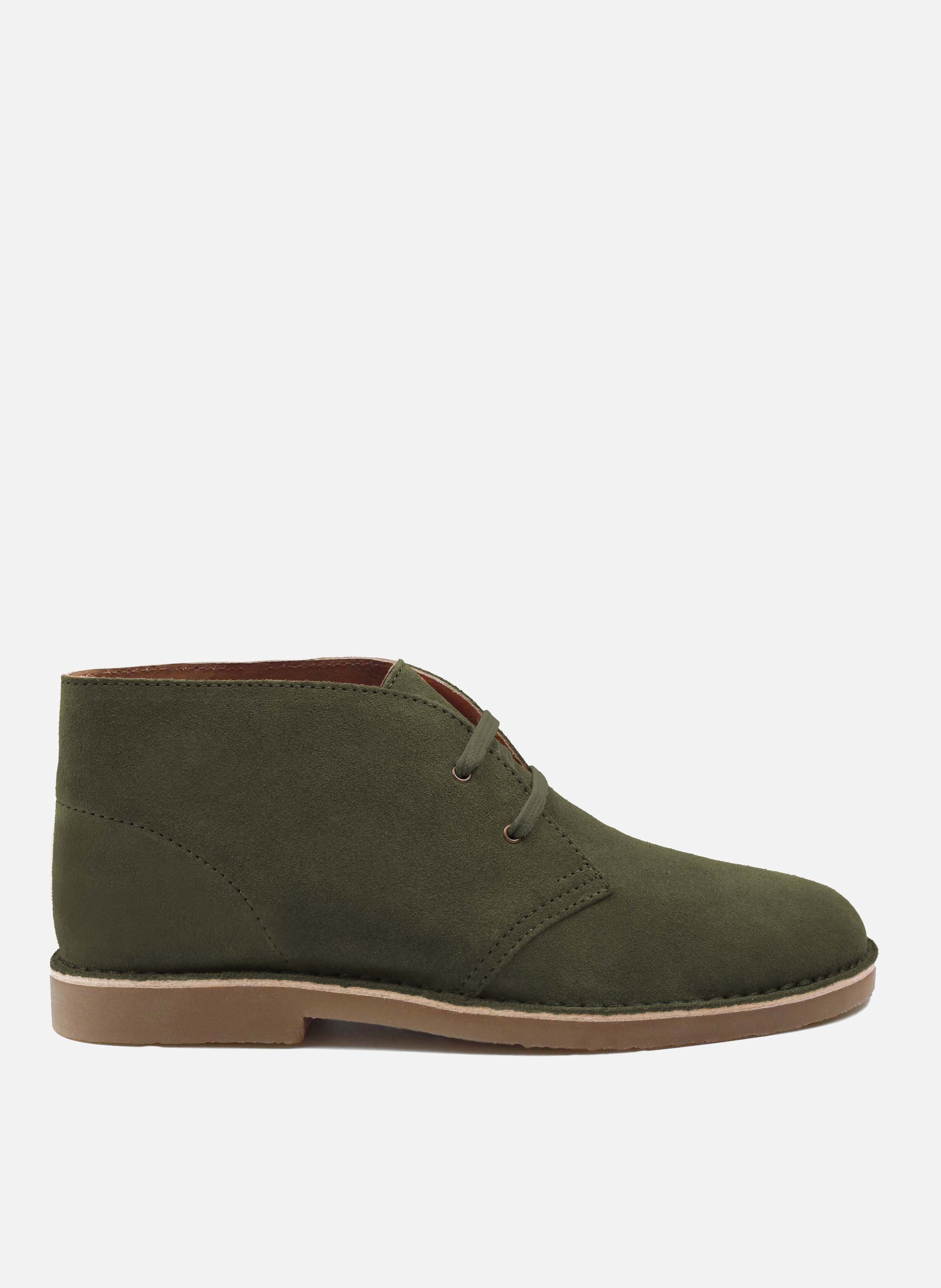 Suede Chukka ankle boots JULES & JENN Green