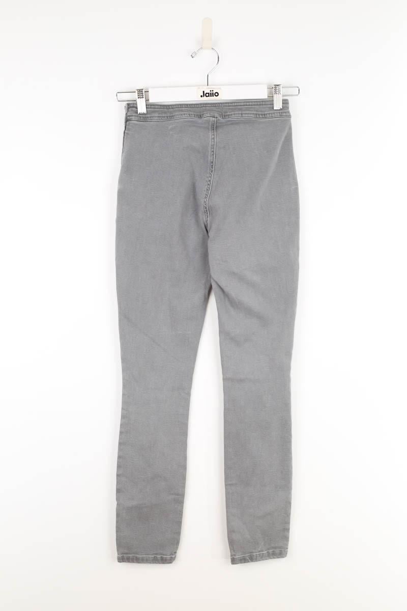 Cotton skinny jeans SEZANE - Seconde main Grey
