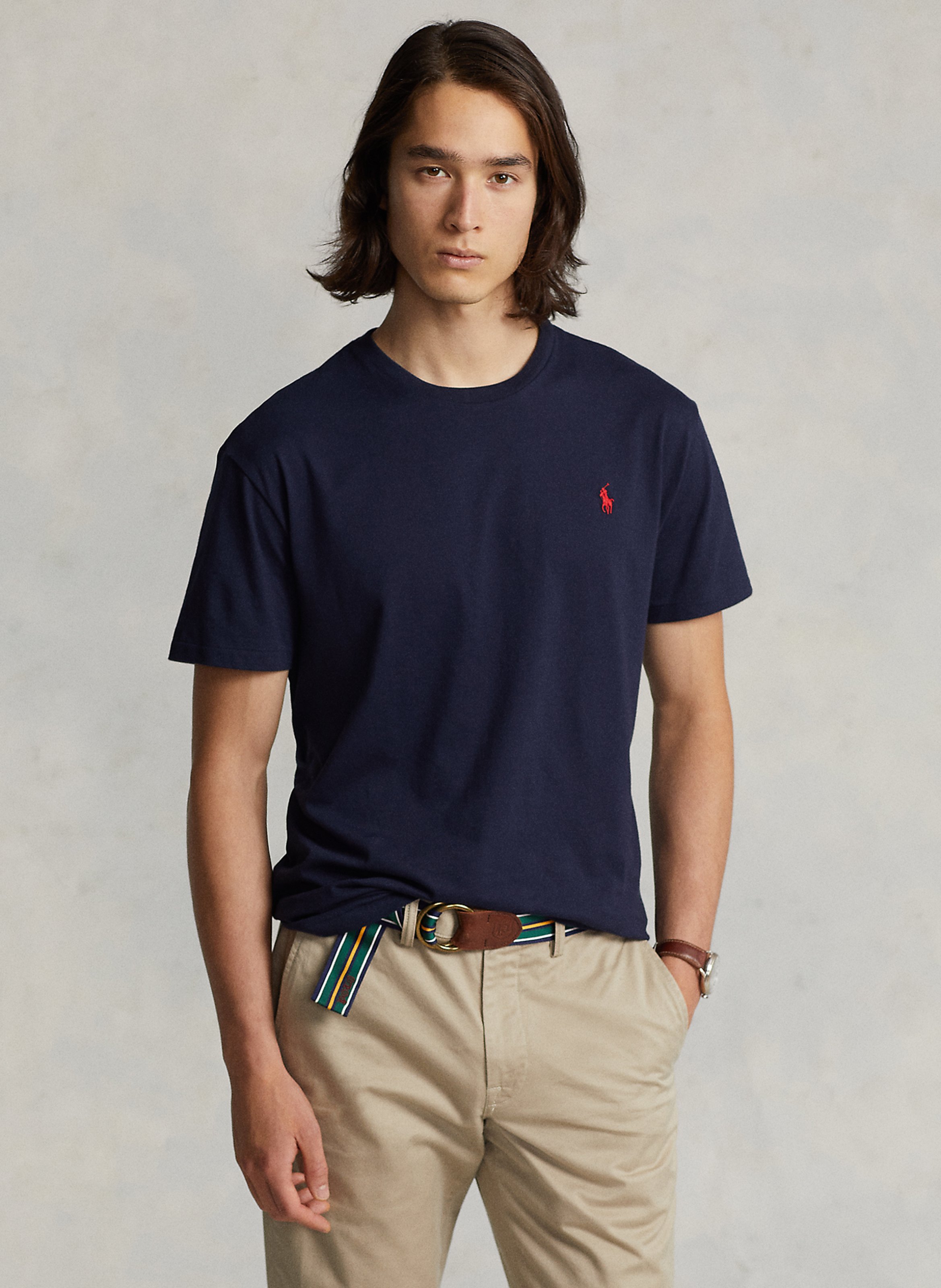 Tee-shirt col rond slim-fit en coton POLO RALPH LAUREN