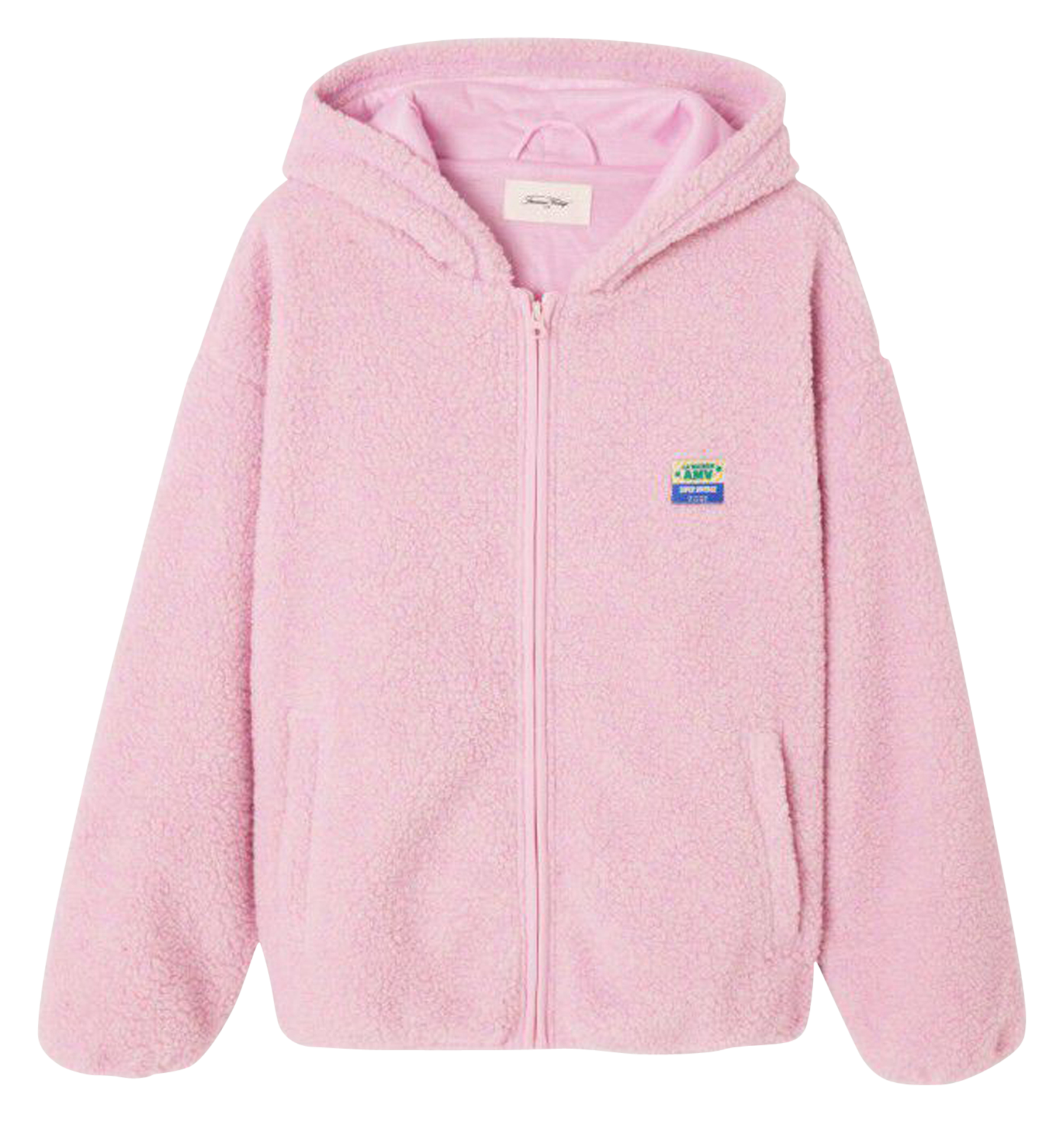 Oversized fleece hoodie HOKTOWN Dragee chine